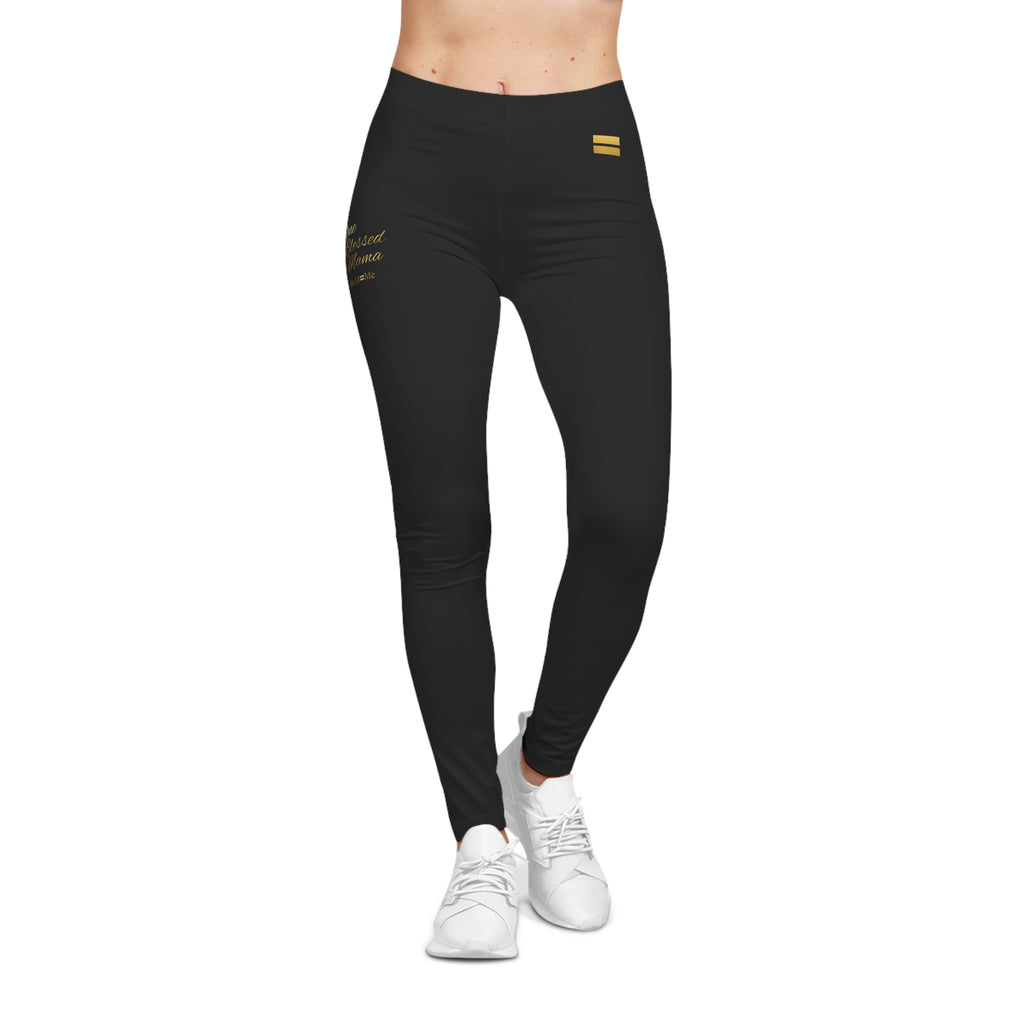 One Blessed Mama – Women’s Casual Leggings (AOP)