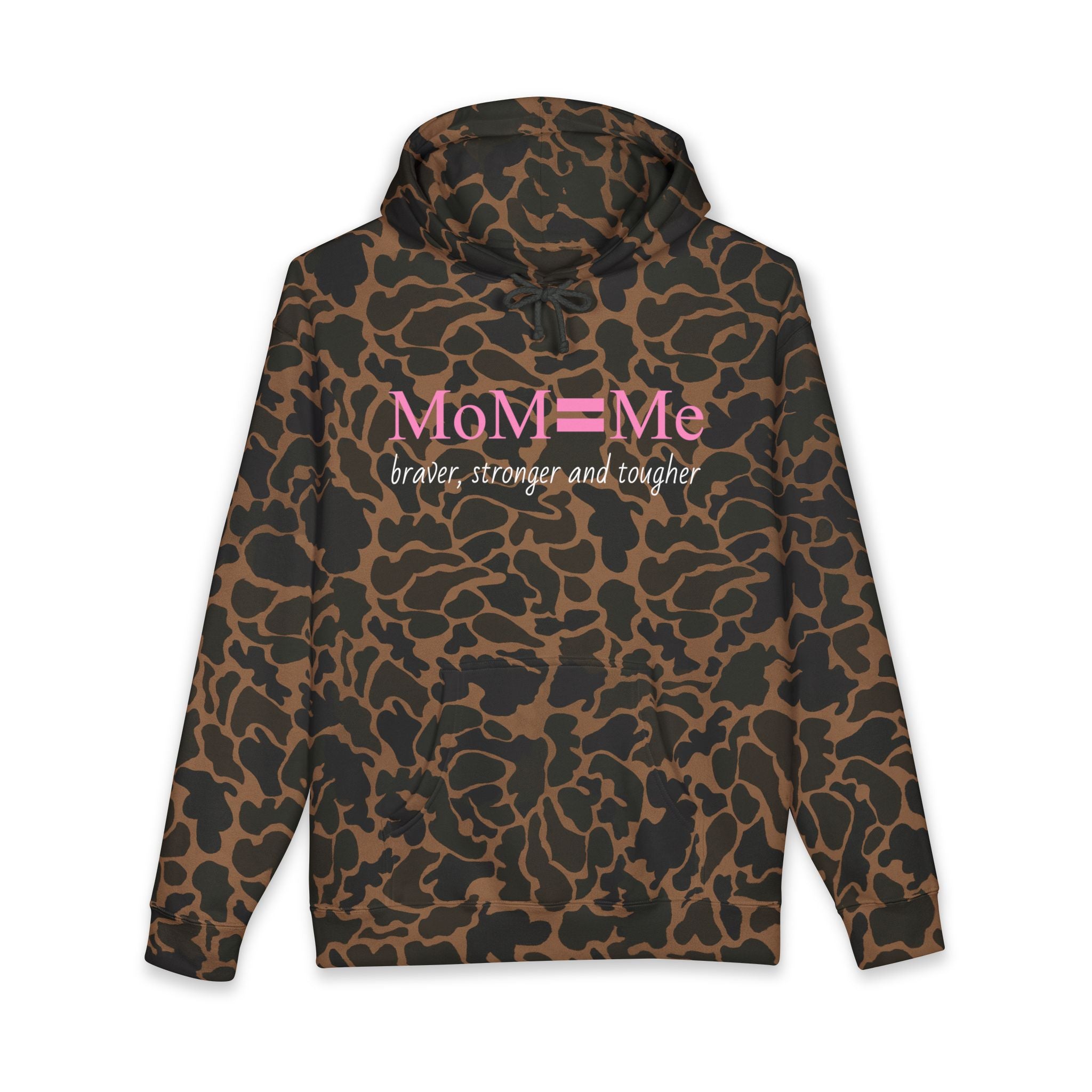 MoM = Me “Braver, Stronger and Tougher” Unisex Heavyweight Hooded Sweatshirt
