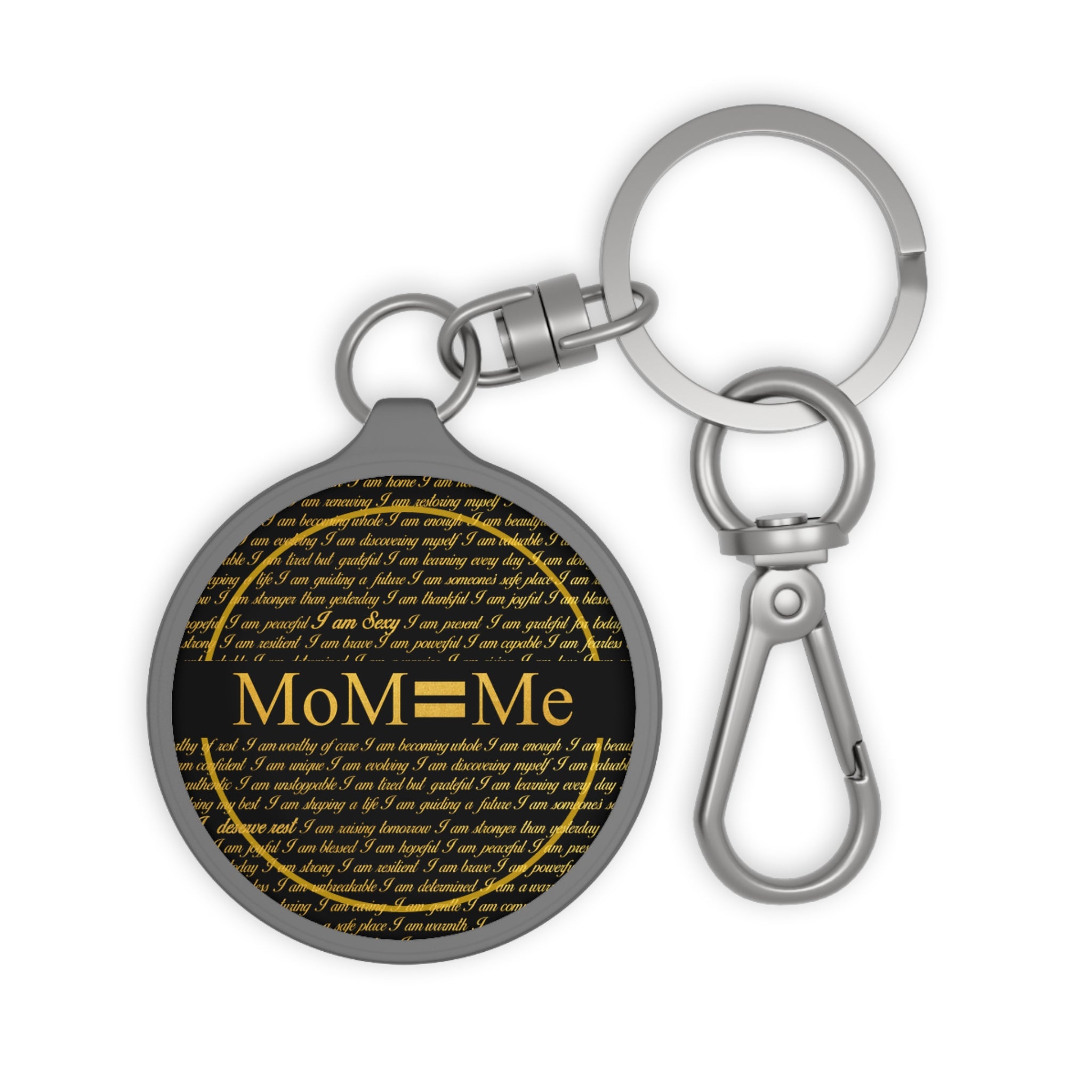 MoM = Me Signature Keyring Tag