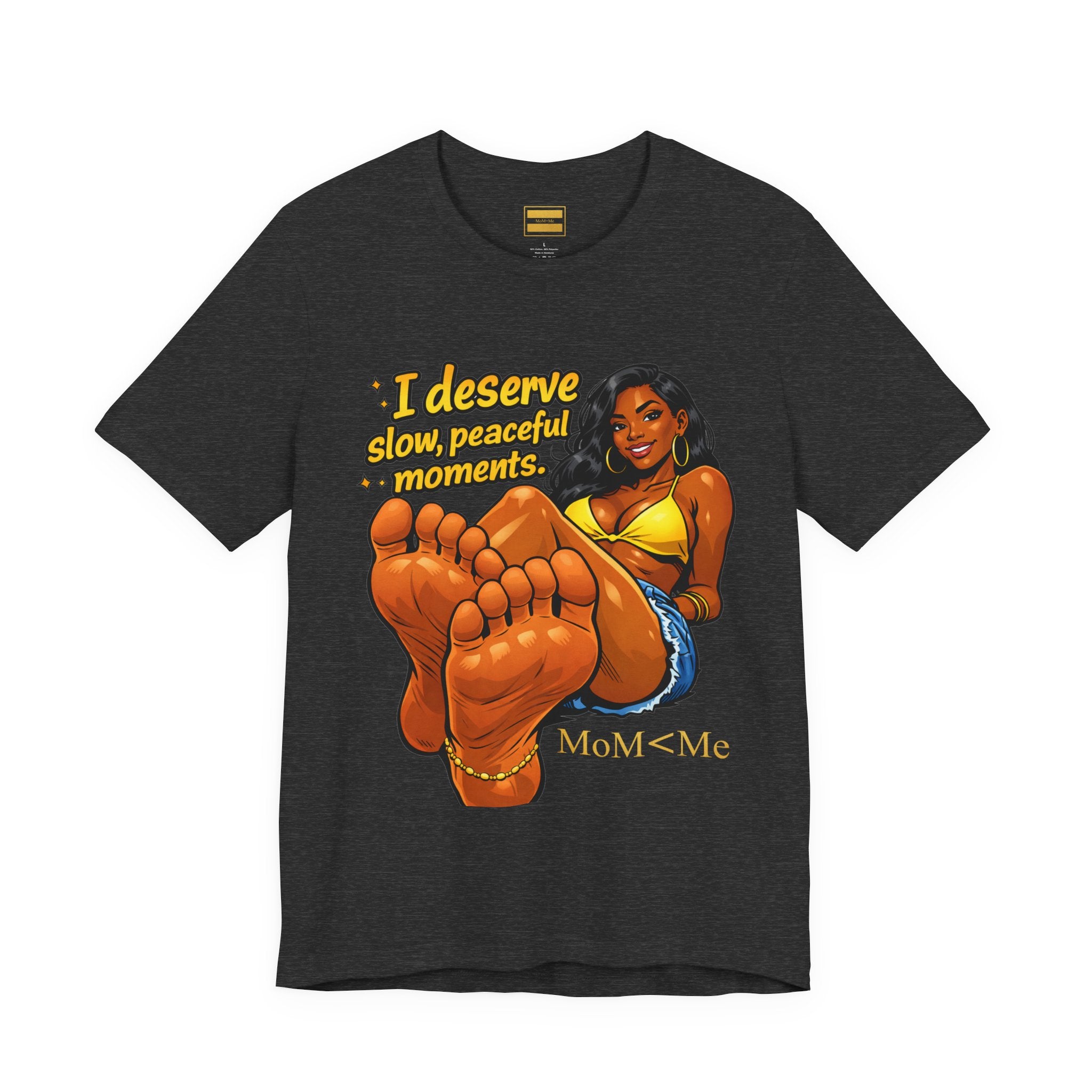 MoM < Me Premium Jersey Short Sleeve Tee