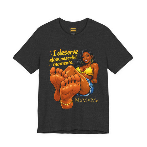 MoM < Me Premium Jersey Short Sleeve Tee