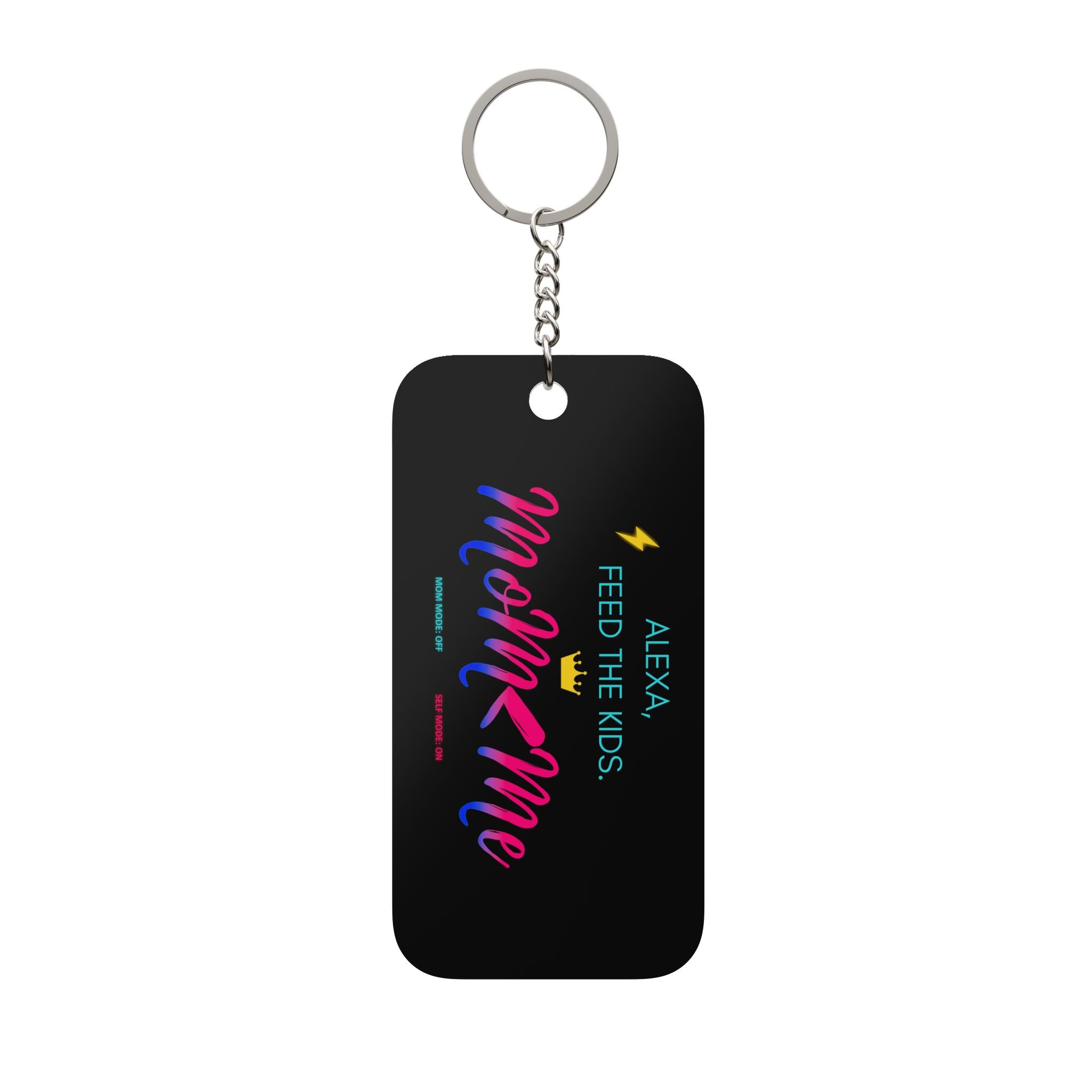 Mom<Me and Mom>Me Double-Sided Keychain Charm