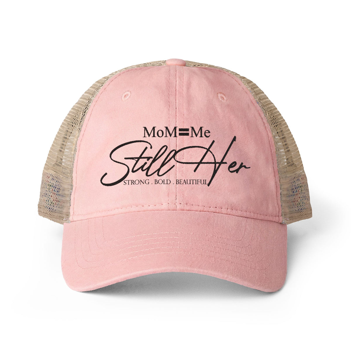 MoM = Me Basic “Still Her” Washed Mesh Cap Women's