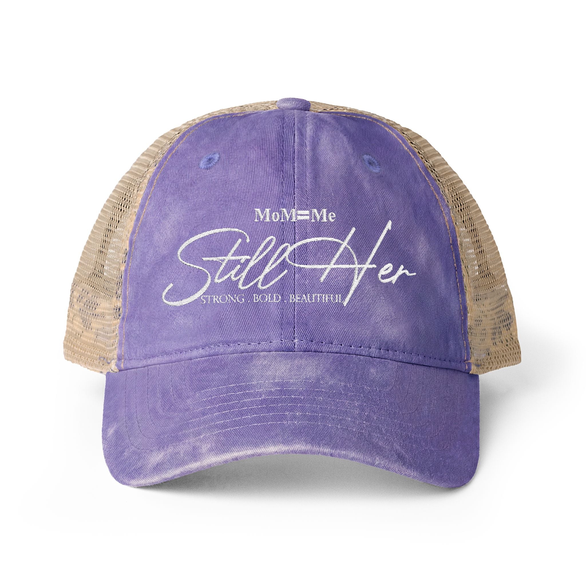 MoM = Me “Still Her” Luxe Women's Washed Mesh Cap