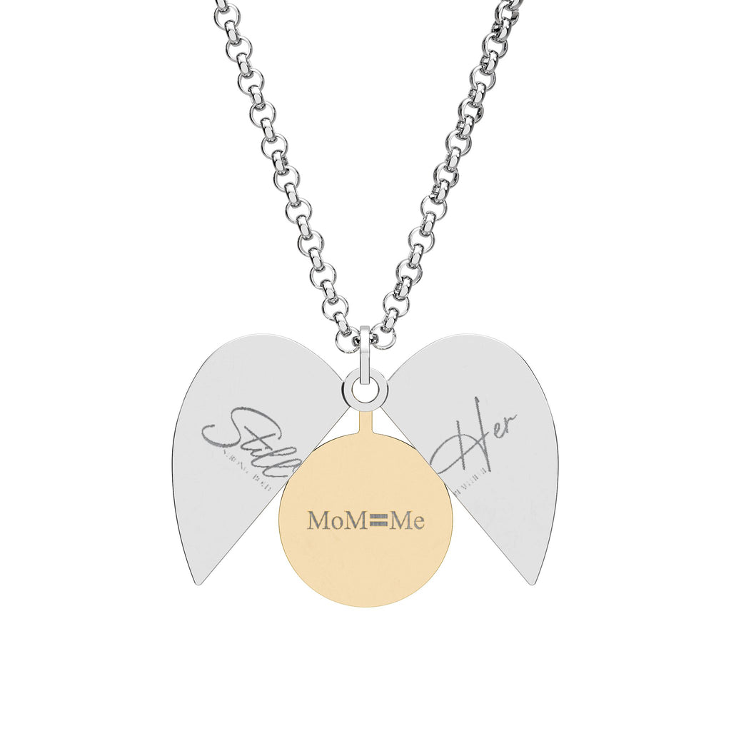 Hidden Message Heart Necklace (Engraving)