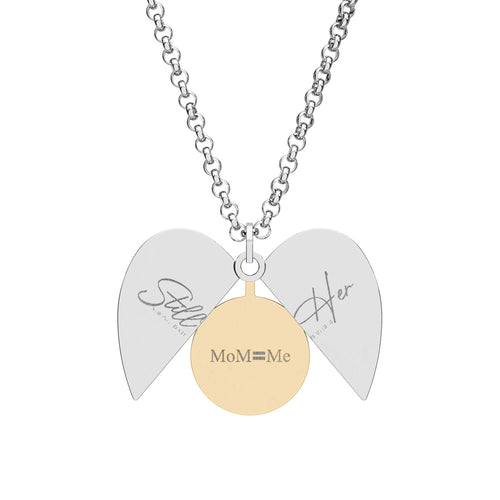 Hidden Message Heart Necklace (Engraving)