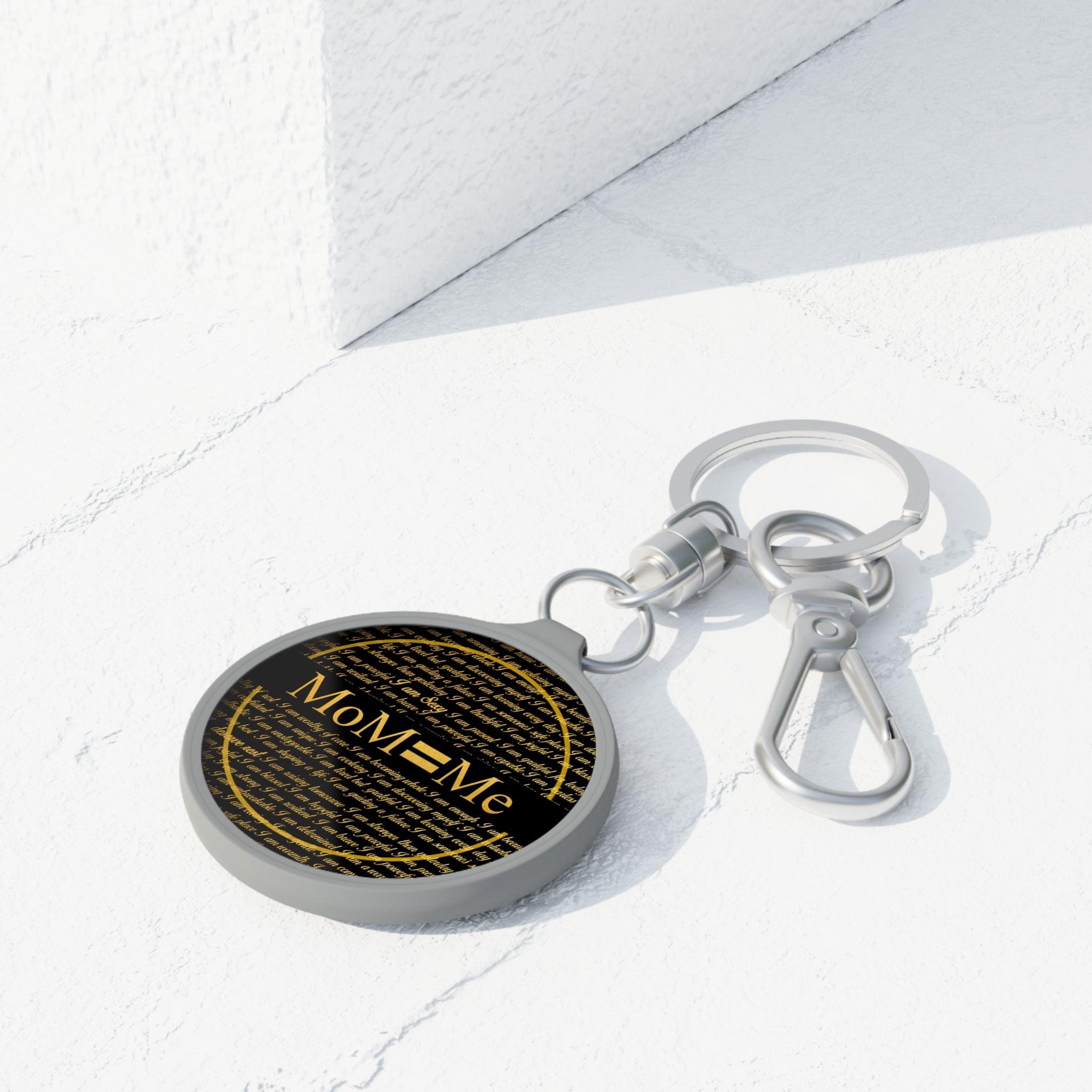 MoM = Me Signature Keyring Tag