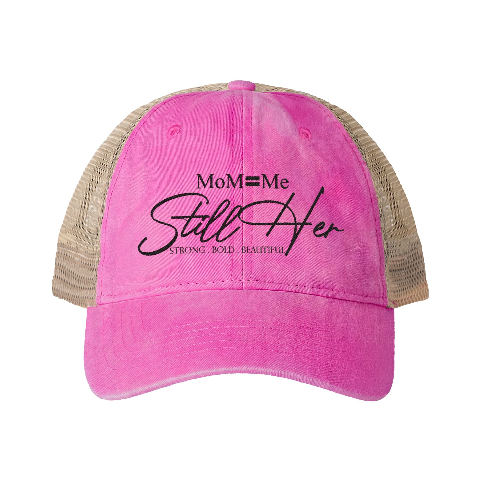 MoM = Me “Still Her” Luxe Washed Mesh Cap Women's