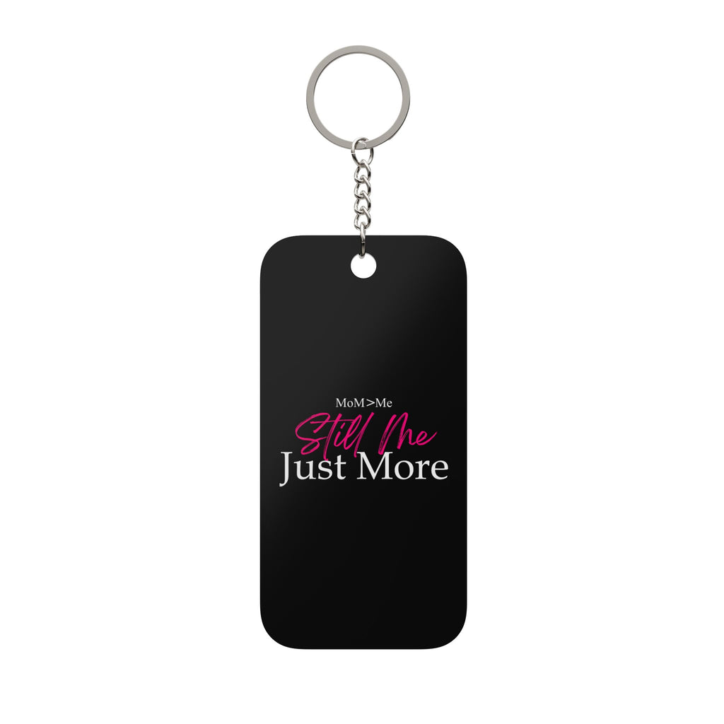 Mom<Me and Mom>Me Double-Sided Keychain Charm