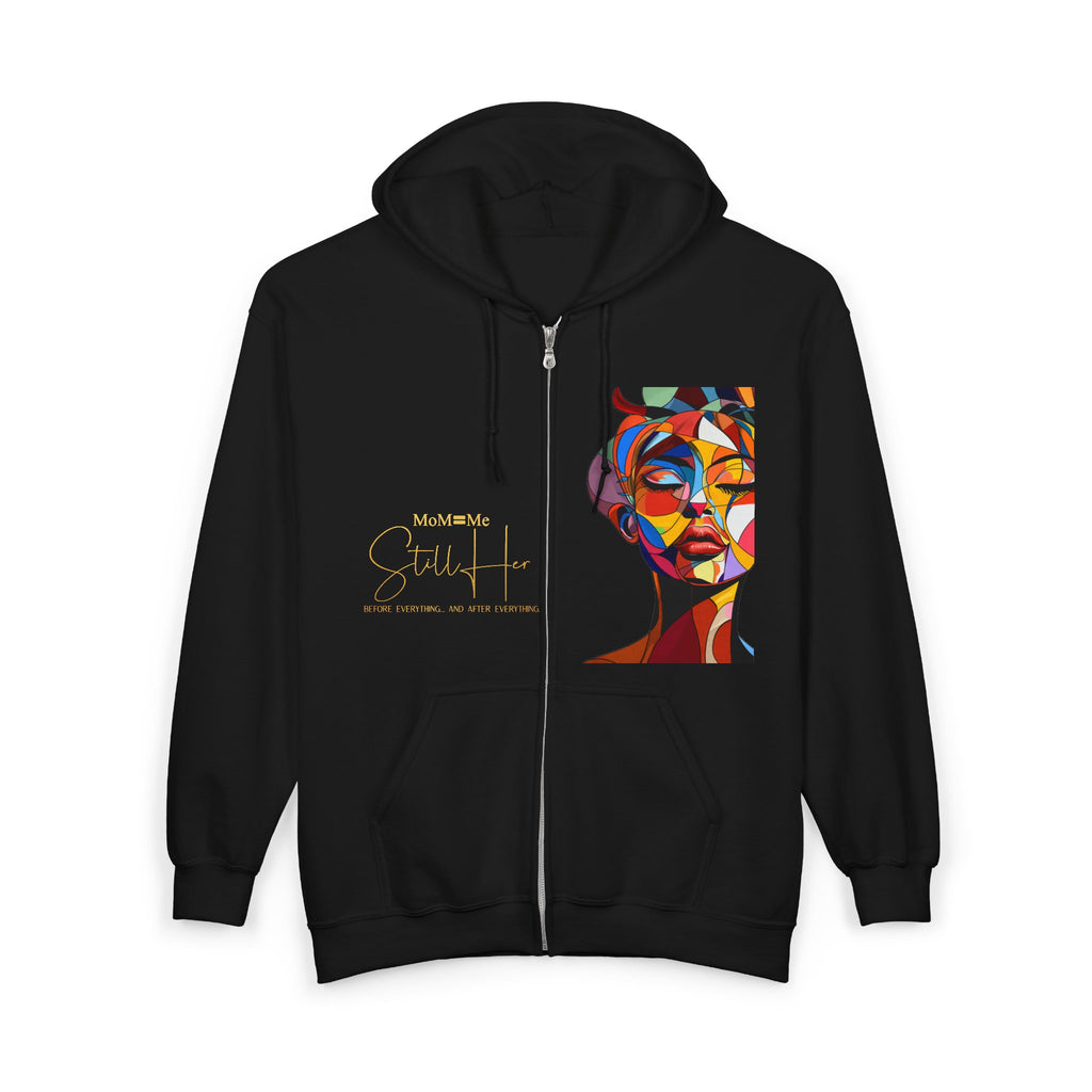 Premium MoM=Me “Still Her” Heavy Blend™ Full Zip Hooded Sweatshirt
