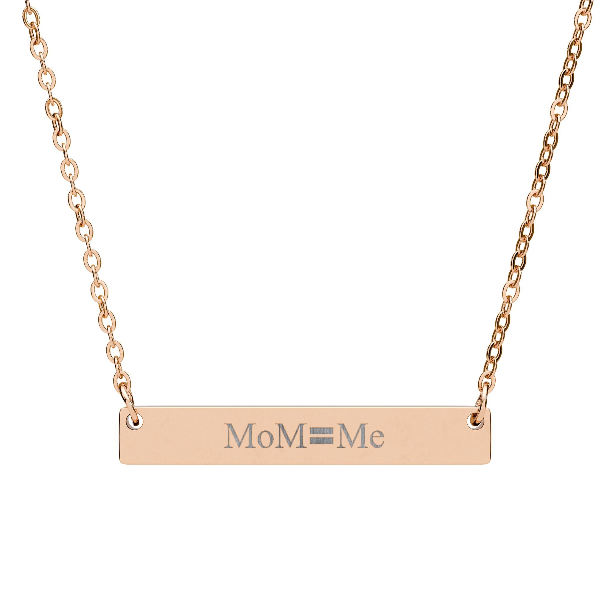MoM=Me Premium Horizontal Bar Necklace