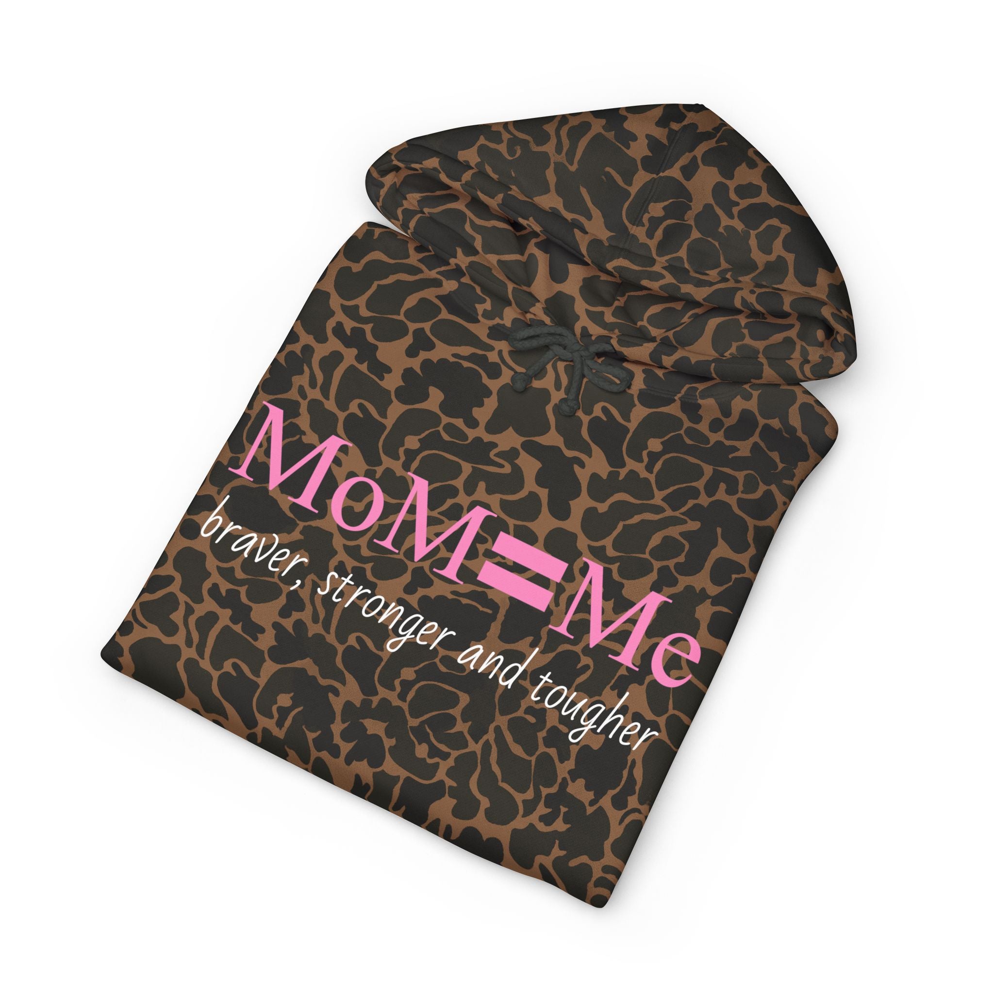 MoM = Me “Braver, Stronger and Tougher” Unisex Heavyweight Hooded Sweatshirt
