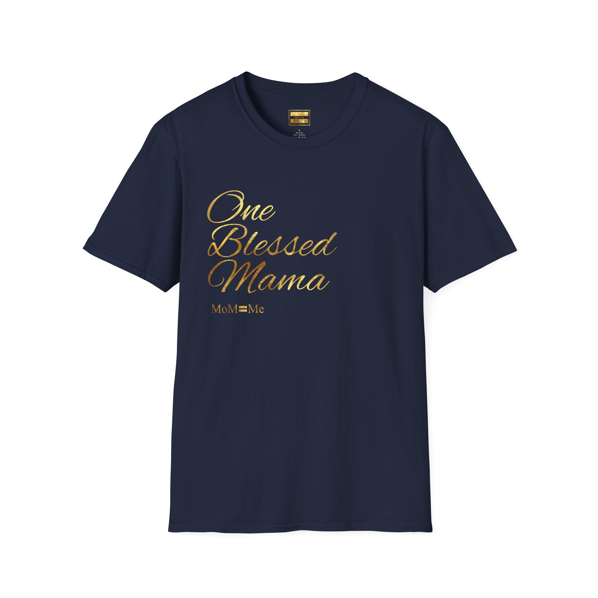 MoM=Me One Blessed Mama – Women’s Softstyle T-Shirt