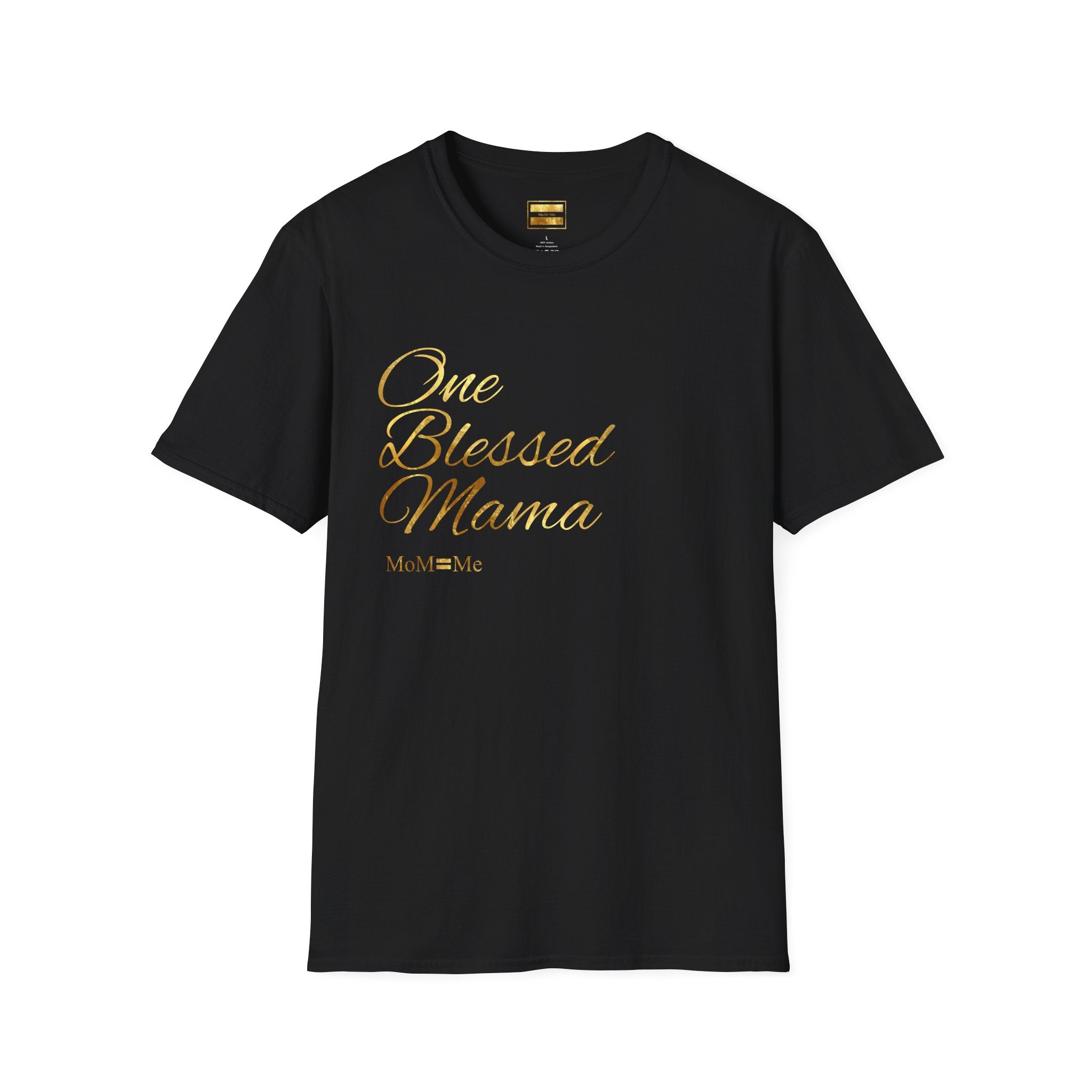 MoM=Me One Blessed Mama – Women’s Softstyle T-Shirt