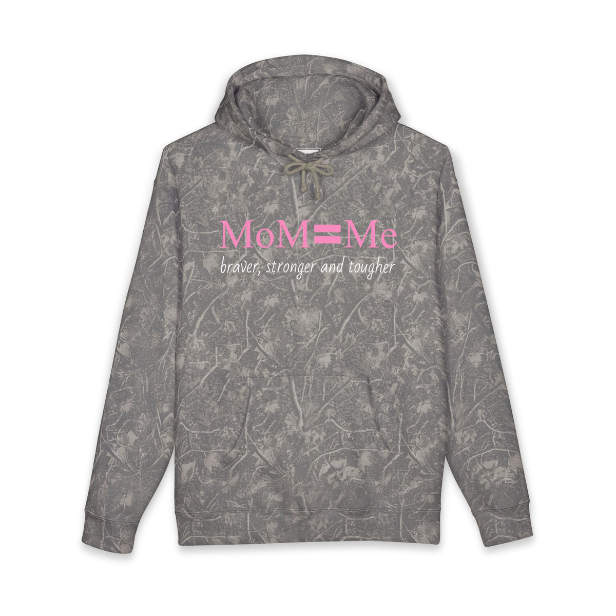 Luxury MoM = Me “Braver, Stronger and Tougher” Unisex Heavyweight Hooded Sweatshirt