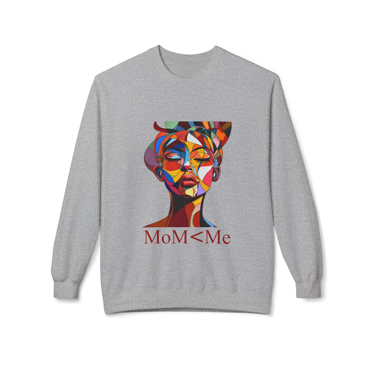 Luxury MoM < Me Unisex Midweight Softstyle Fleece Crewneck Sweatshirt