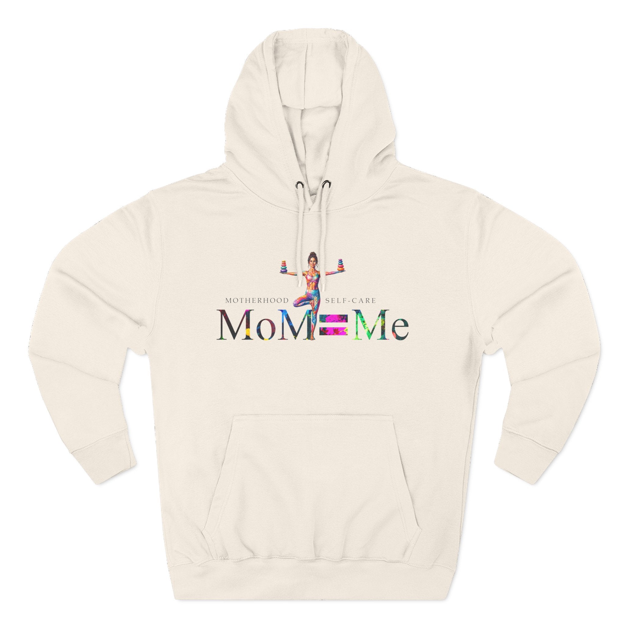 MoM=Me Three-Panel Fleece Hoodie – Motherhood & Self-Care