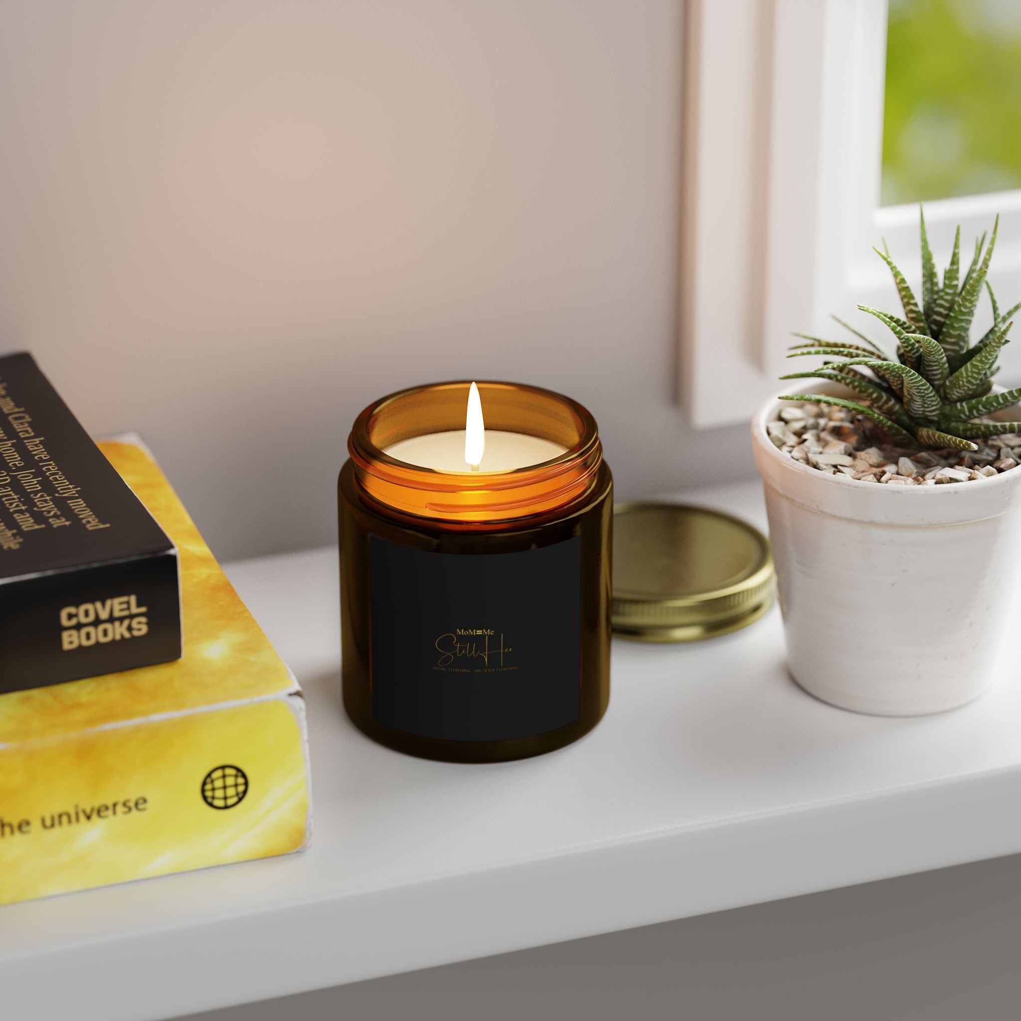 Premium MoM=Me “Still Her” Scented Candle — Coconut Apricot Wax