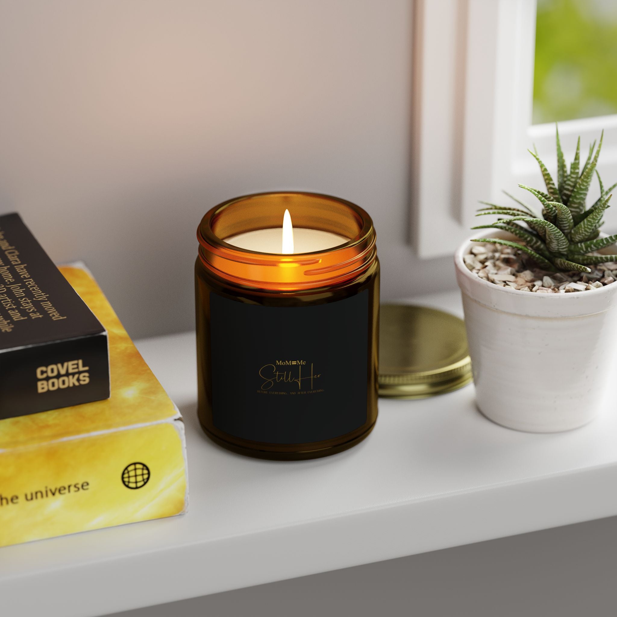 Premium MoM=Me “Still Her” Scented Candle — Coconut Apricot Wax