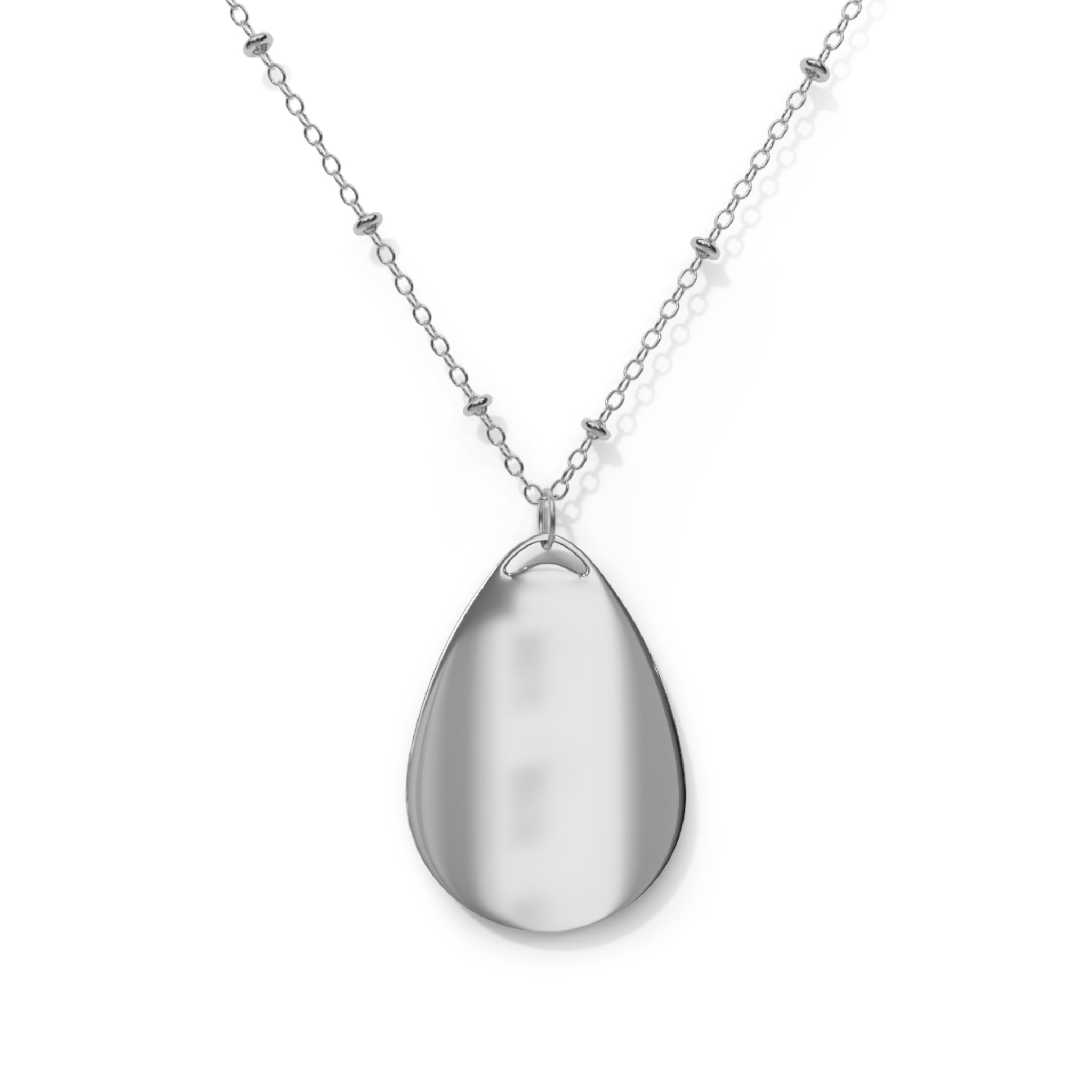 One Blessed Mama Oval Necklace