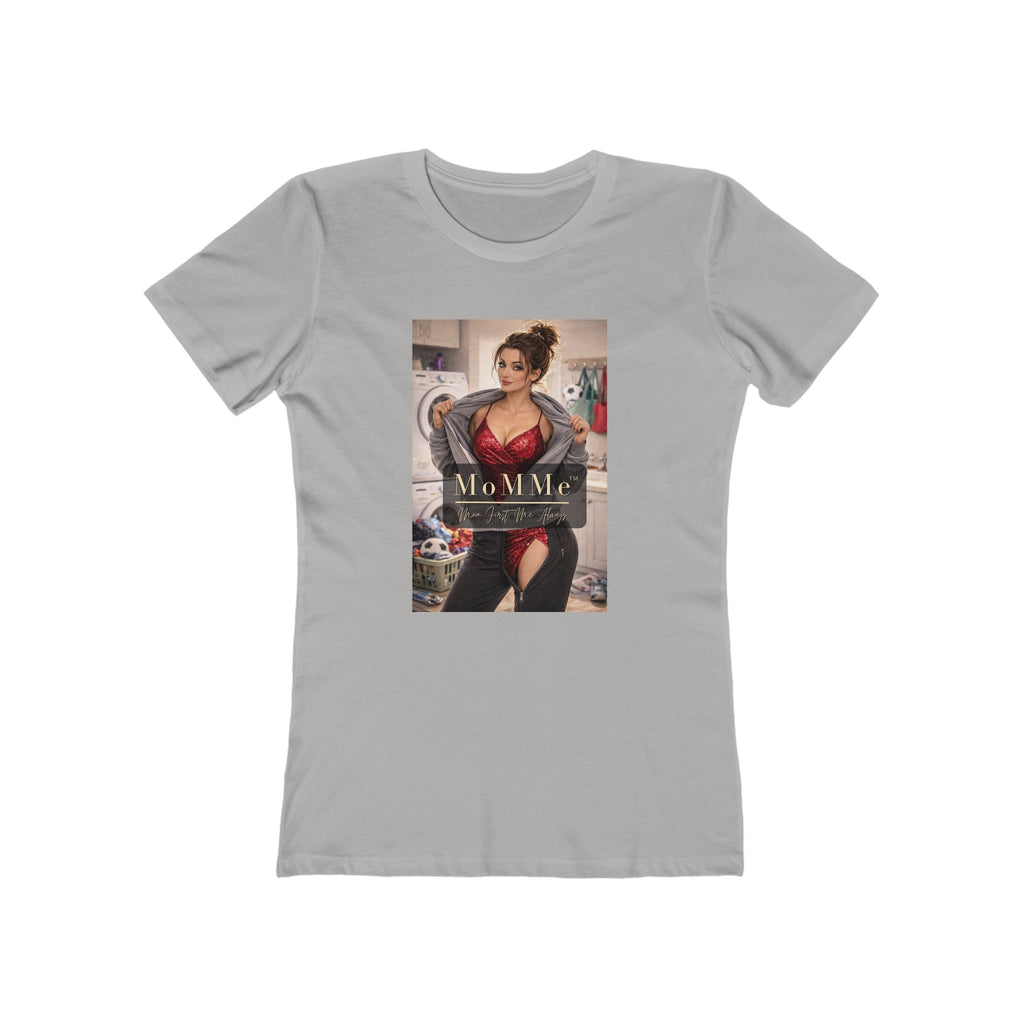 MoM=Me Basic "Mom First, Me Always" Boyfriend Tee for Women