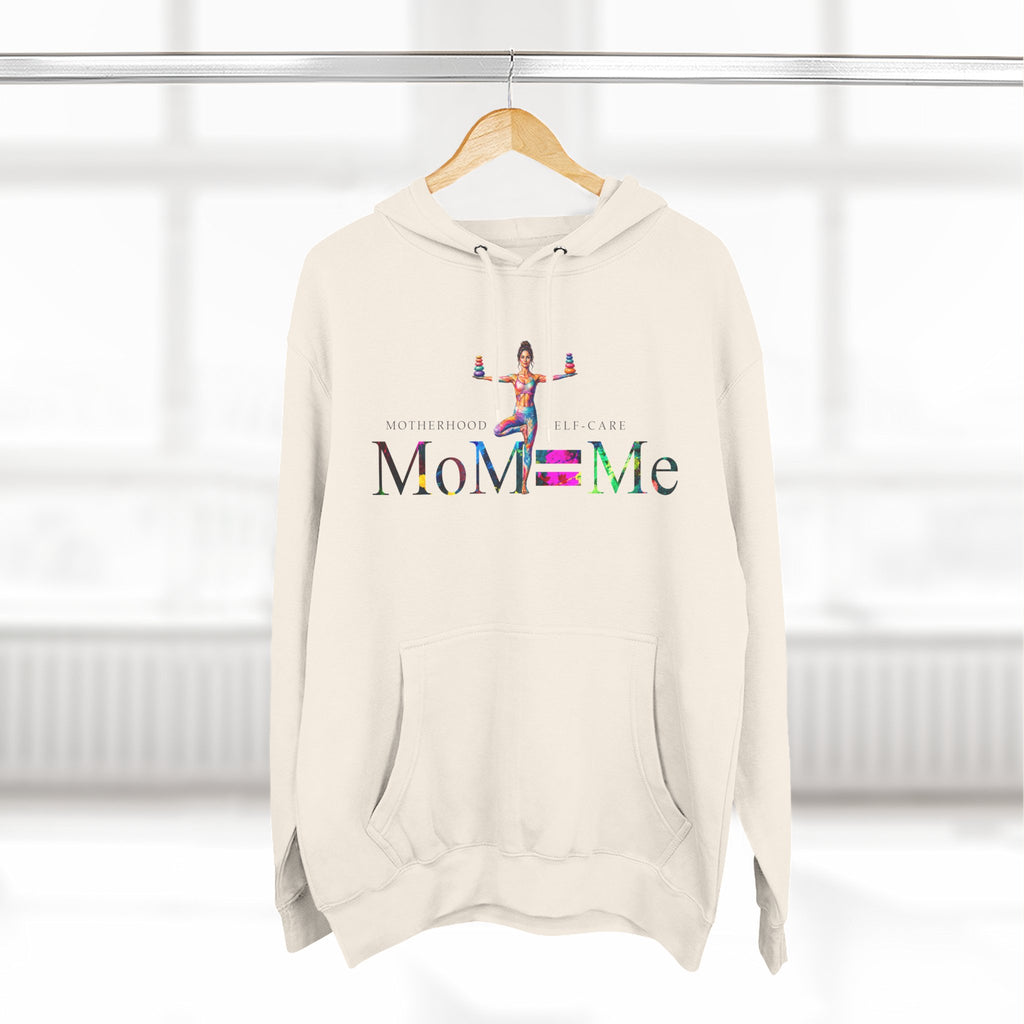MoM=Me Three-Panel Fleece Hoodie – Motherhood & Self-Care