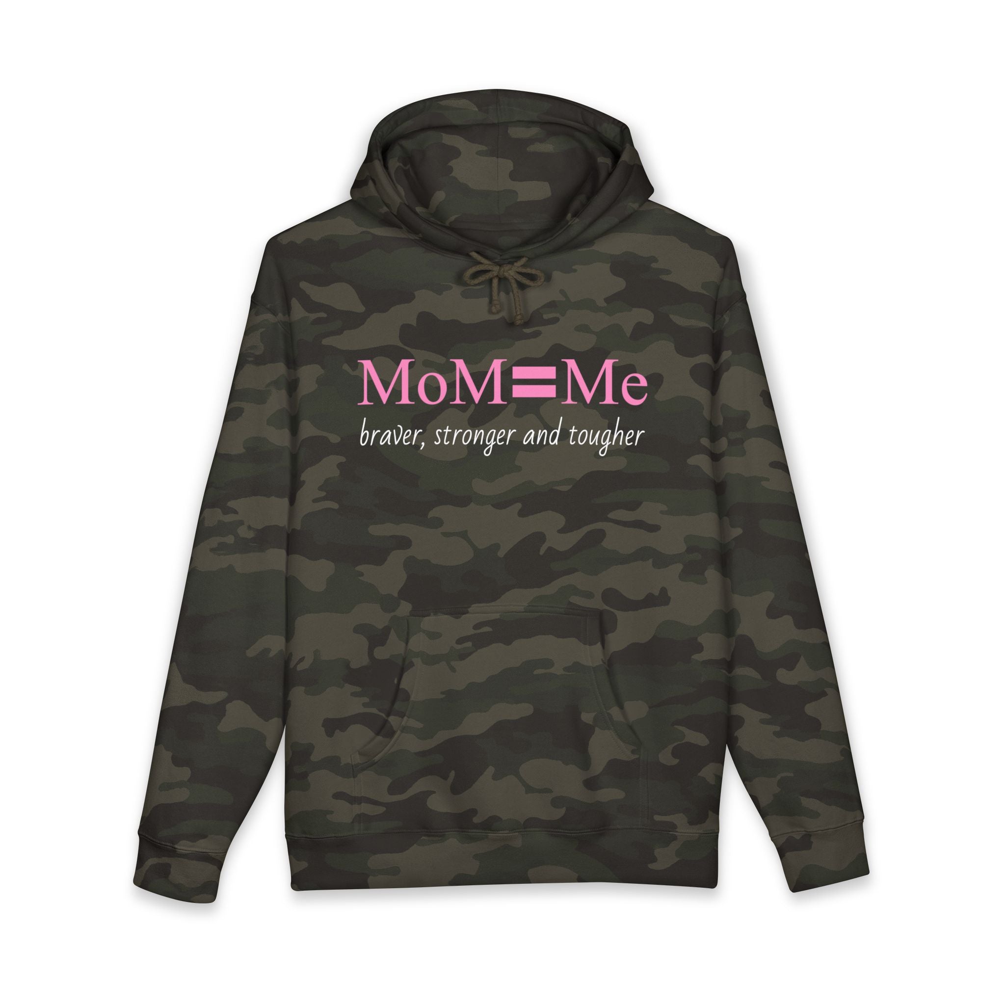 MoM = Me “Braver, Stronger and Tougher” Unisex Heavyweight Hooded Sweatshirt