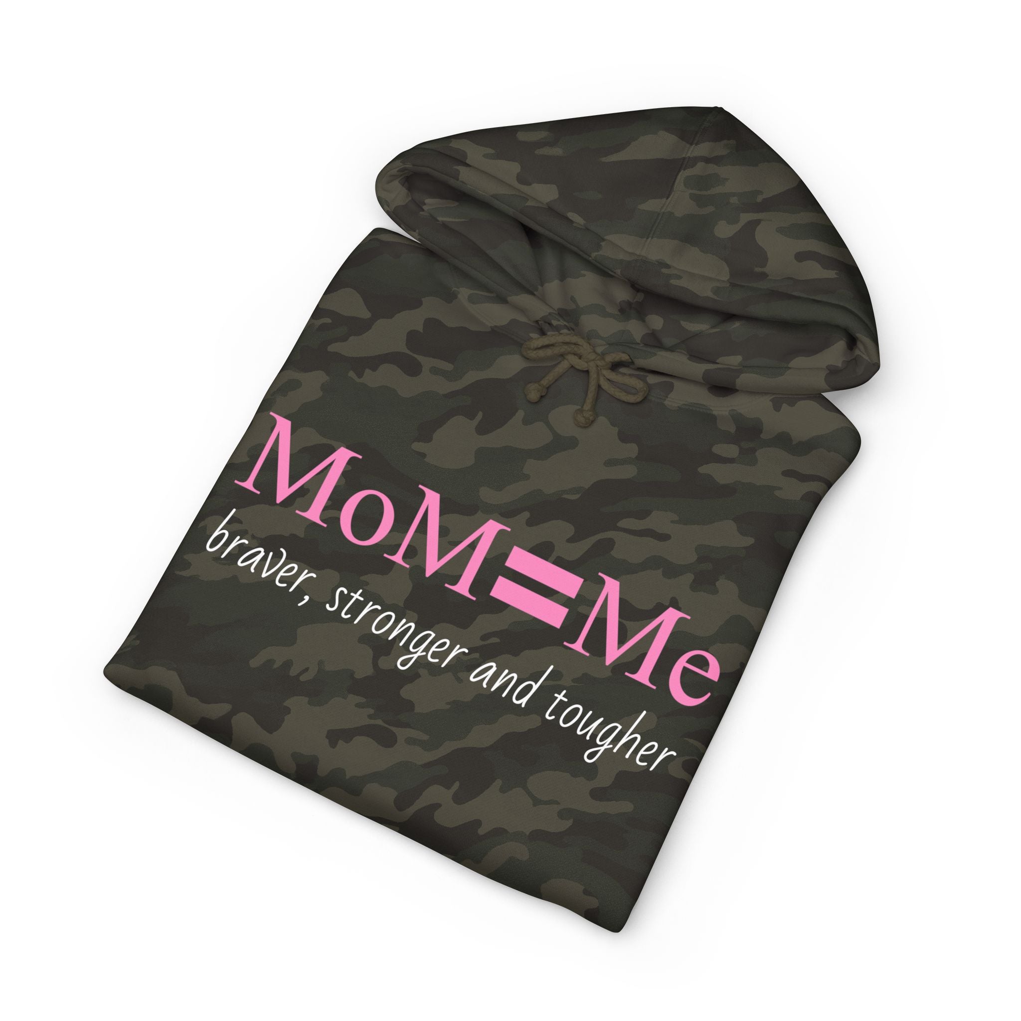 MoM = Me “Braver, Stronger and Tougher” Unisex Heavyweight Hooded Sweatshirt