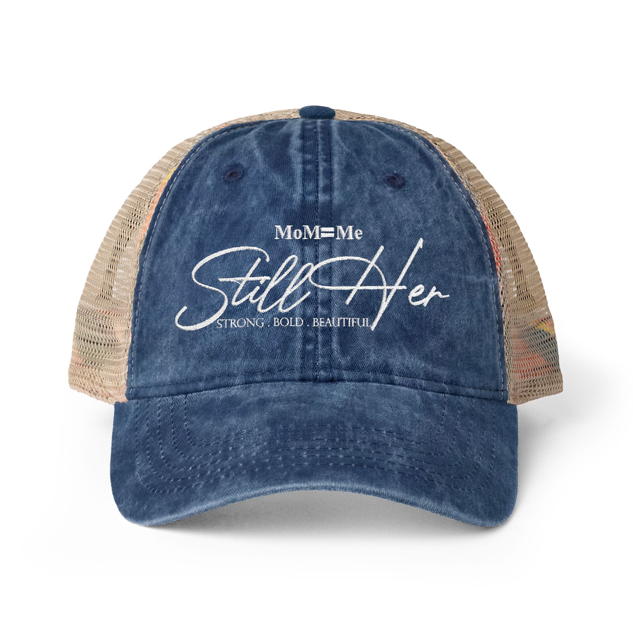 MoM = Me “Still Her” Luxe Women's Washed Mesh Cap