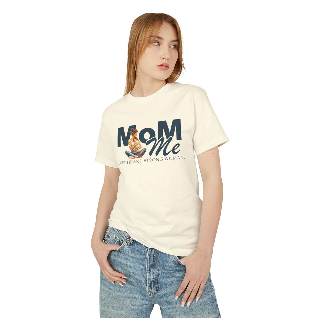 MoM = Me “Soft Heart. Strong Woman.” Tee Garment-Dyed Heavyweight Cotton Tee