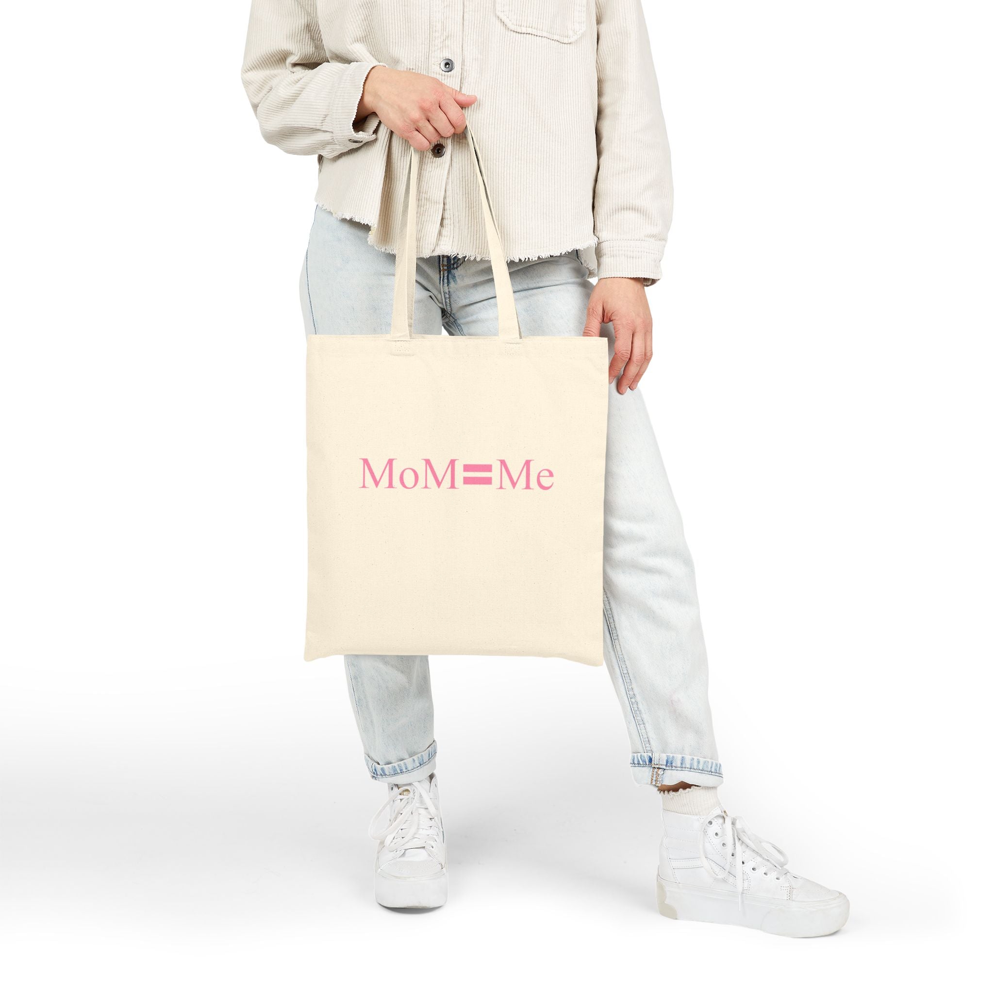 MoM=Me Cotton Canvas Tote Bag – Motherhood & Self-Care