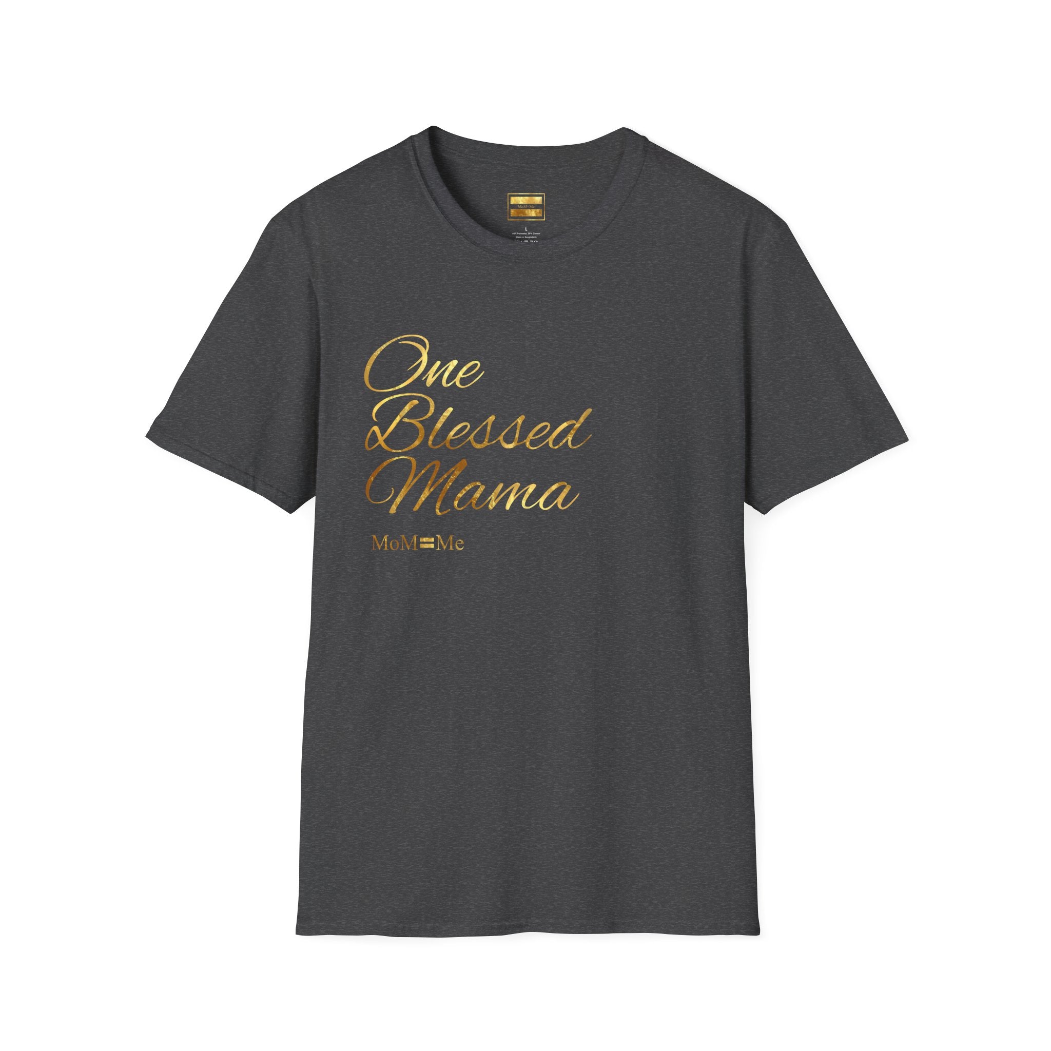 MoM=Me One Blessed Mama – Women’s Softstyle T-Shirt