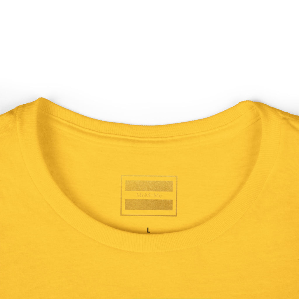 MoM=Me™ Women’s Softstyle Tee — “Not All Heroes Wear Capes”
