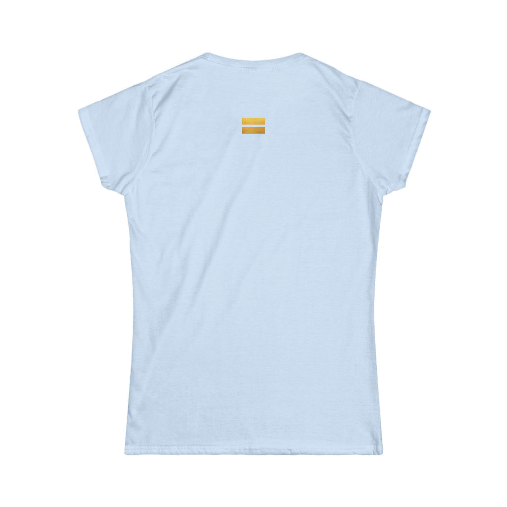 MoM=Me™ Women’s Softstyle Tee — “Not All Heroes Wear Capes”