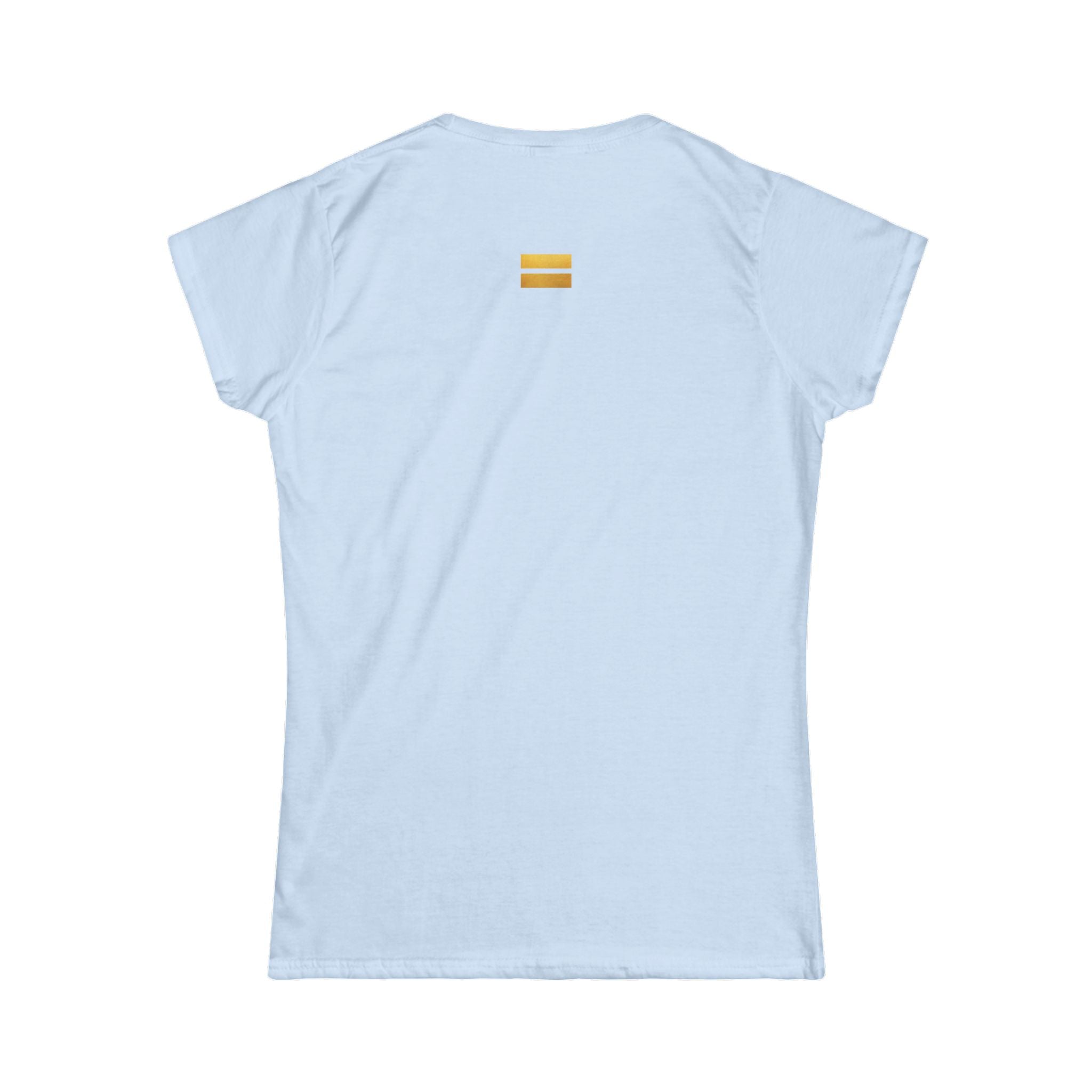 MoM=Me™ Women’s Softstyle Tee — “Not All Heroes Wear Capes”