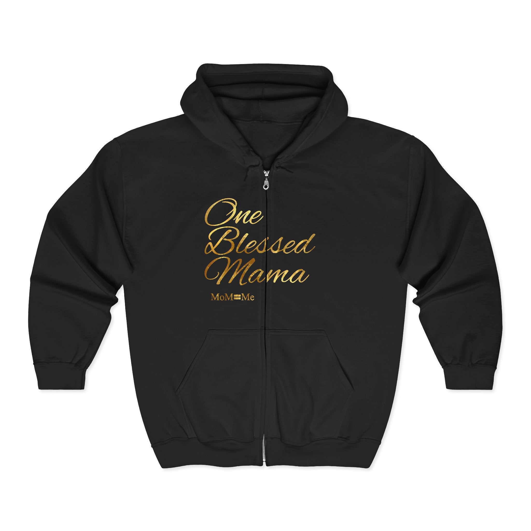 One Blessed Mama – Unisex Heavy Blend™ Full Zip Hooded Sweatshirt