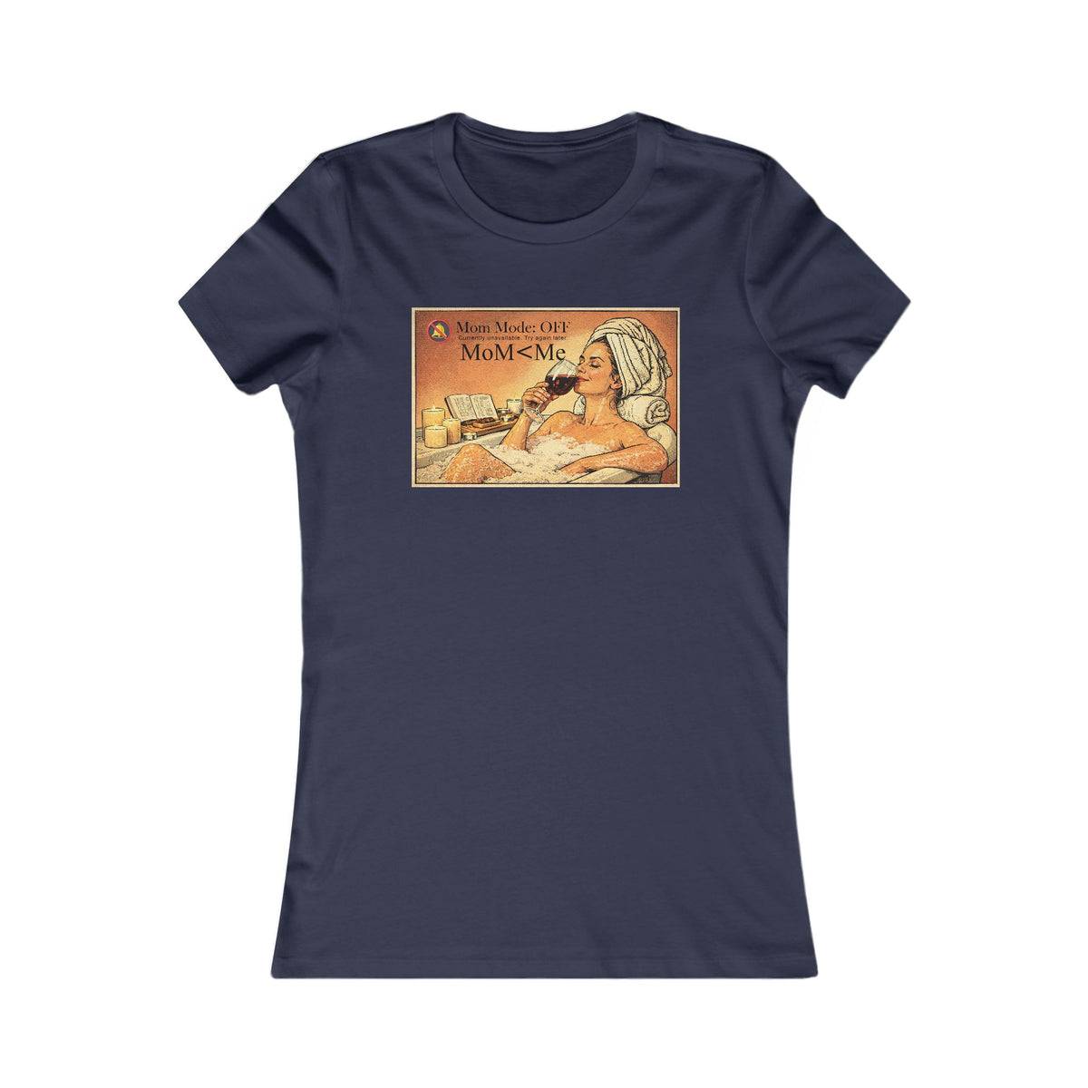 MoM<Me Basic “Mom Mode: OFF” Vintage Comic Women's Favorite Tee