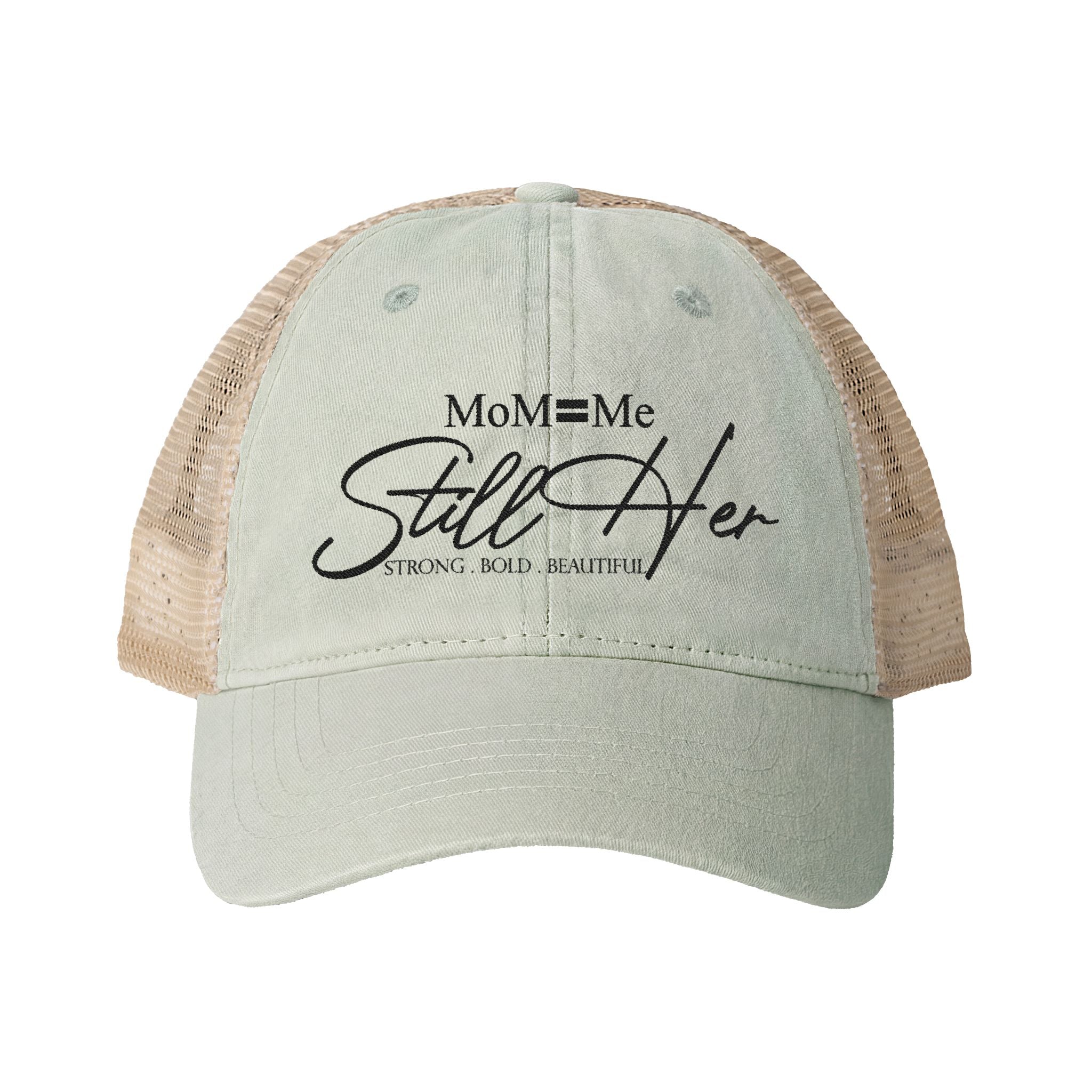 MoM = Me “Still Her” Luxe Washed Mesh Cap Women's