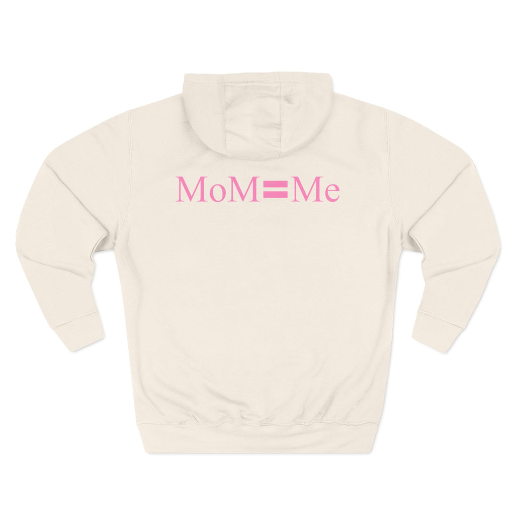 MoM=Me Three-Panel Fleece Hoodie – Motherhood & Self-Care