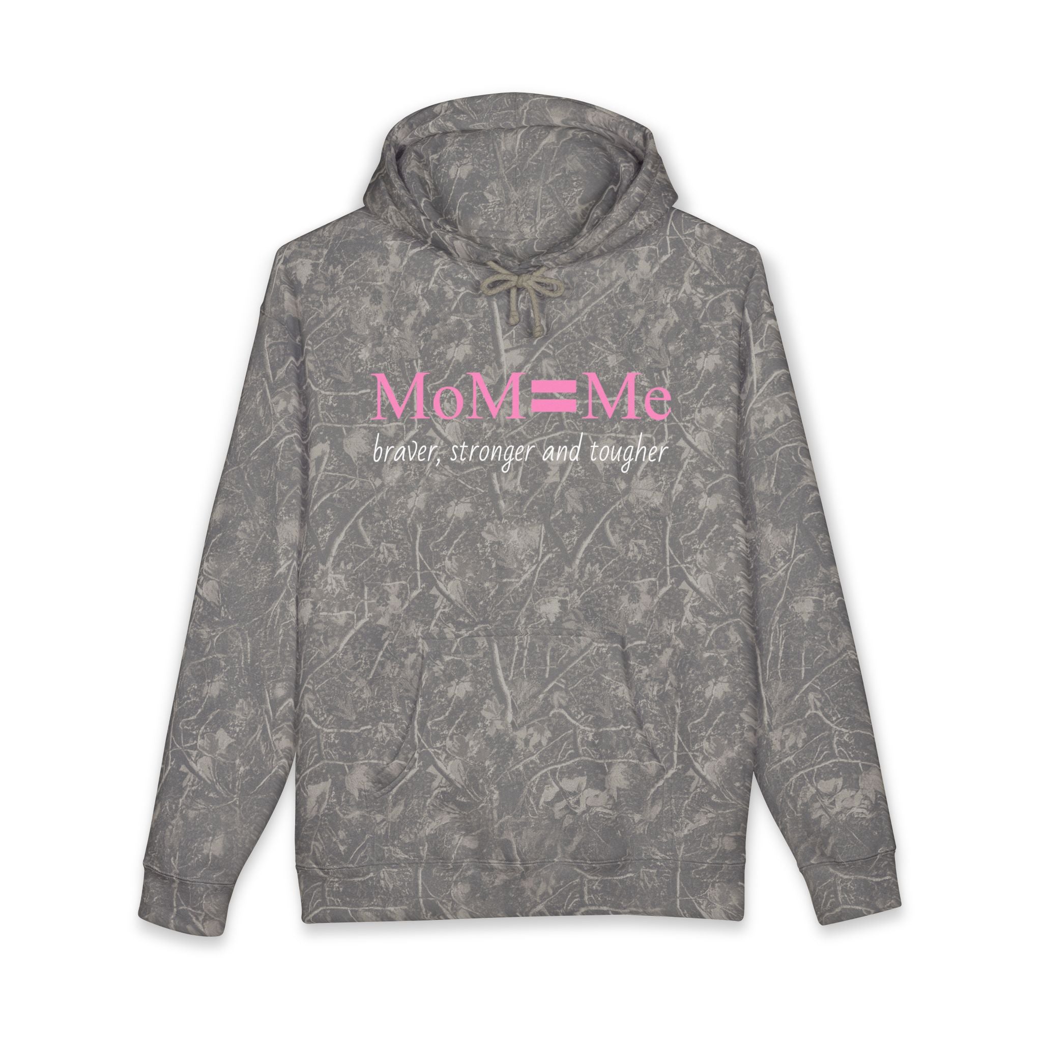 MoM = Me “Braver, Stronger and Tougher” Unisex Heavyweight Hooded Sweatshirt