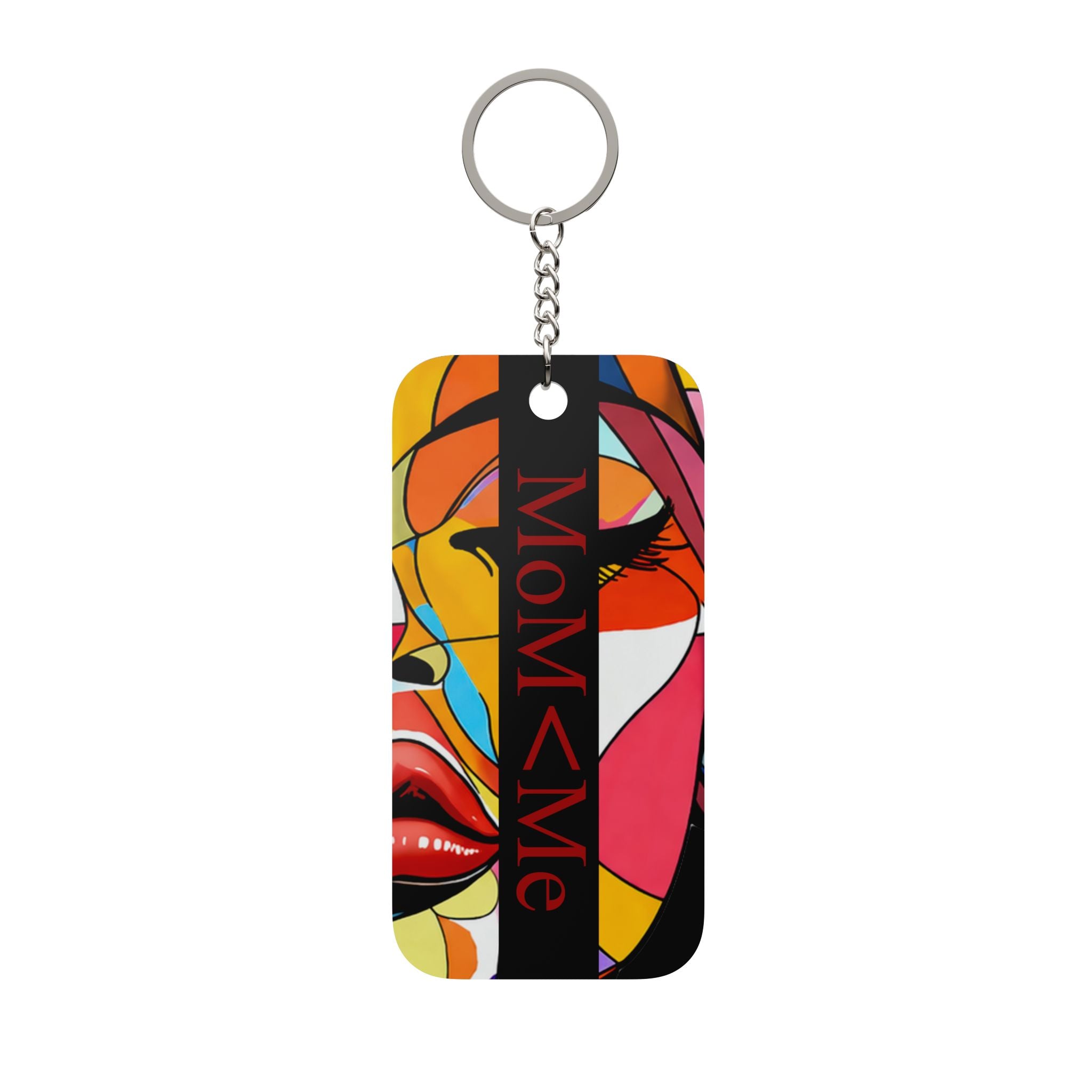 Mom<Me Double-Sided Keychain Charm