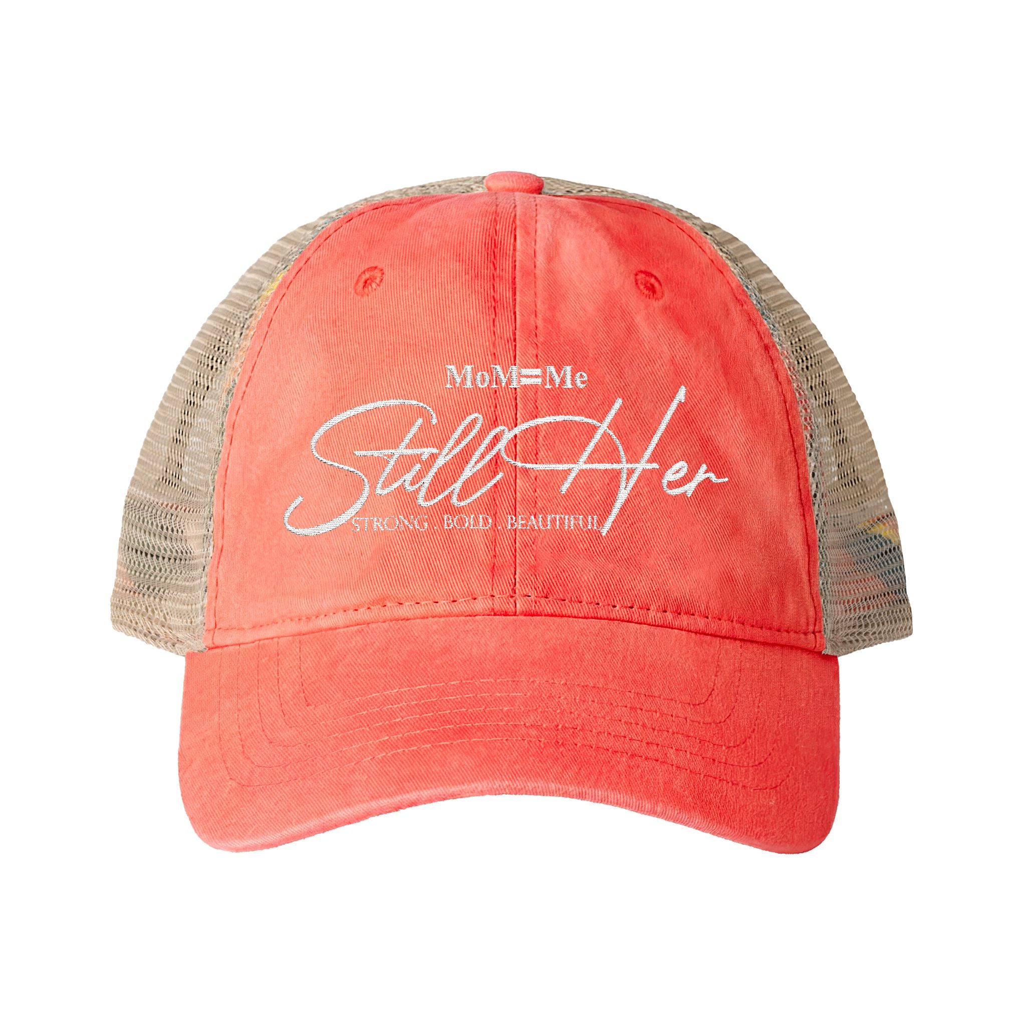 MoM = Me “Still Her” Luxe Women's Washed Mesh Cap