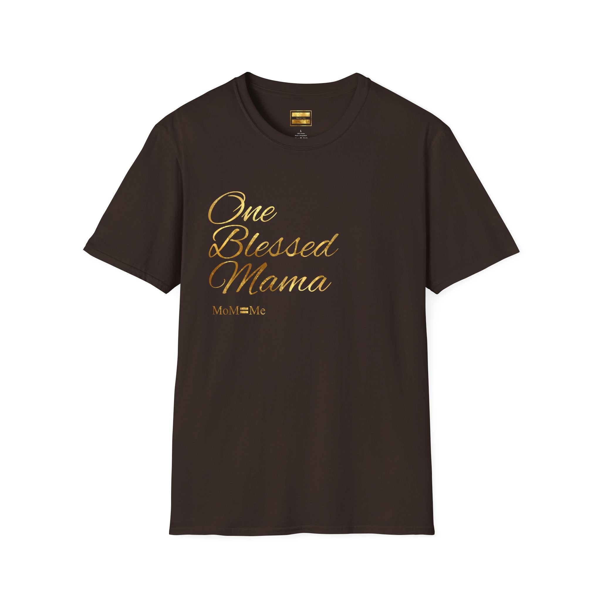 MoM=Me One Blessed Mama – Women’s Softstyle T-Shirt