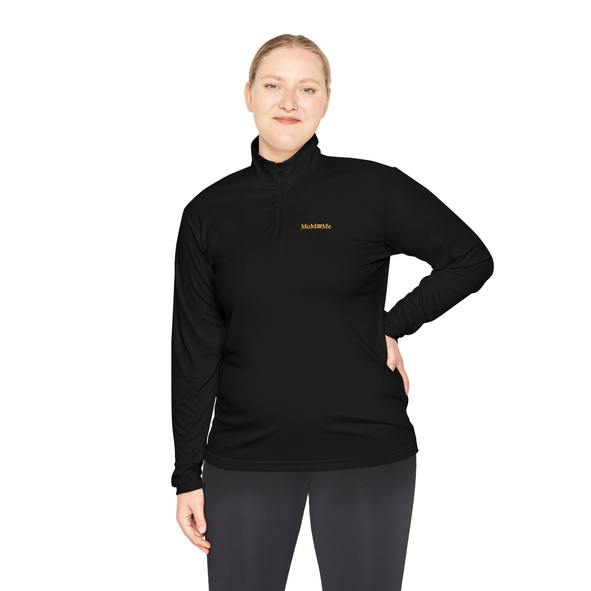 MoM=Me Women’s Quarter-Zip Pullover Move Freely. Feel Confident. Be You.