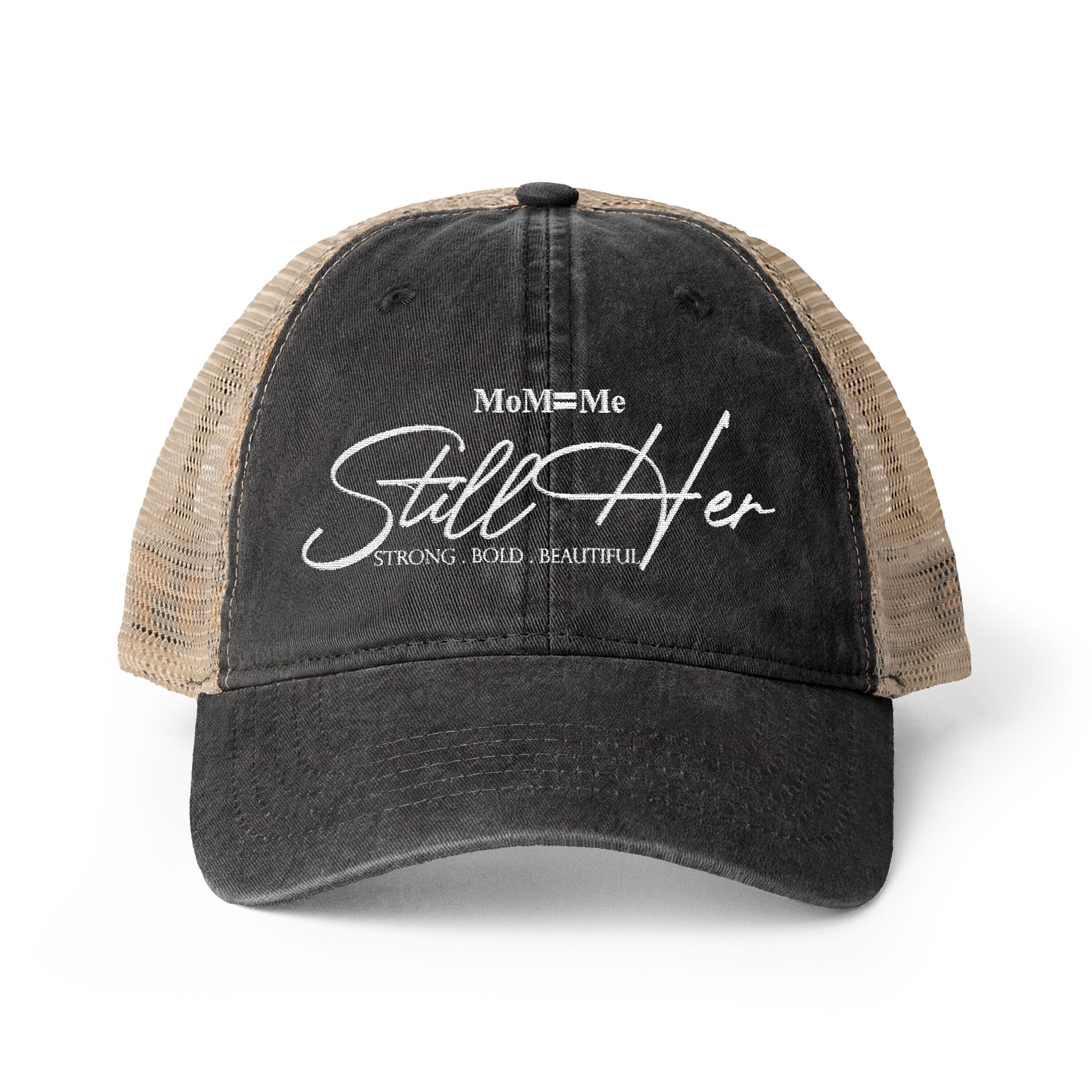 MoM = Me “Still Her” Luxe Women's Washed Mesh Cap