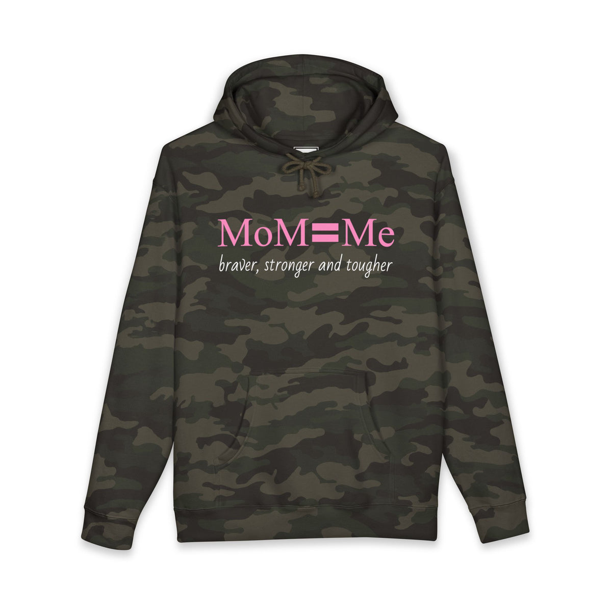 Luxury MoM = Me “Braver, Stronger and Tougher” Unisex Heavyweight Hooded Sweatshirt
