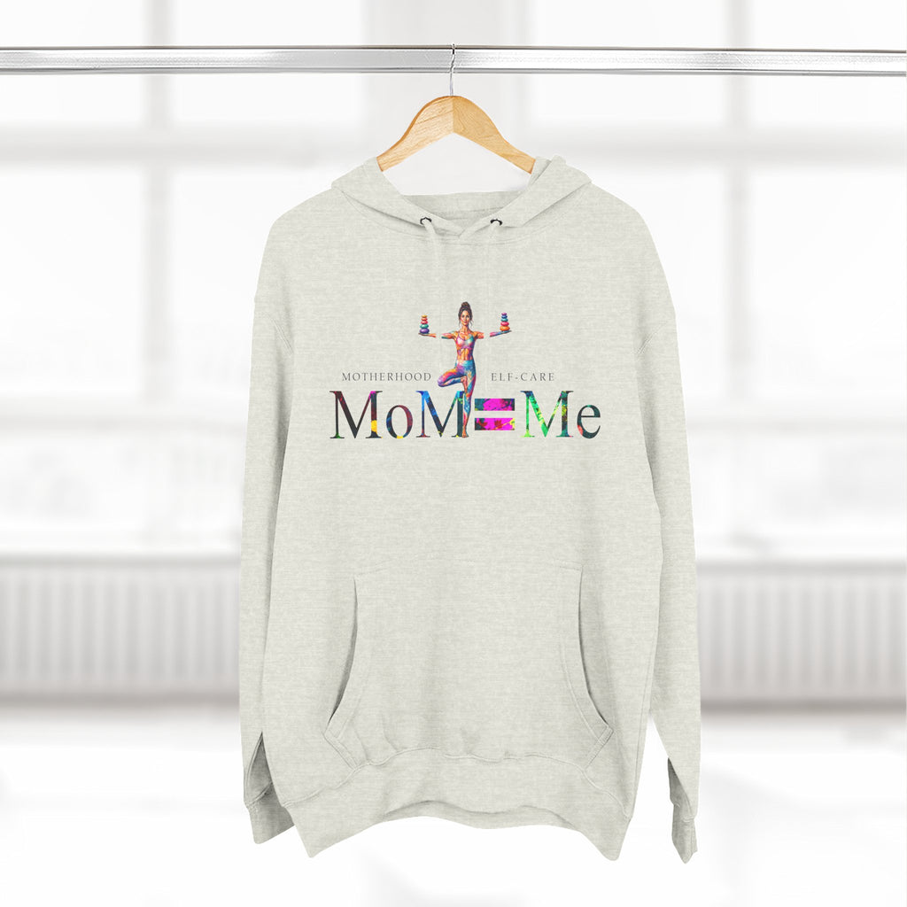 MoM=Me Three-Panel Fleece Hoodie – Motherhood & Self-Care