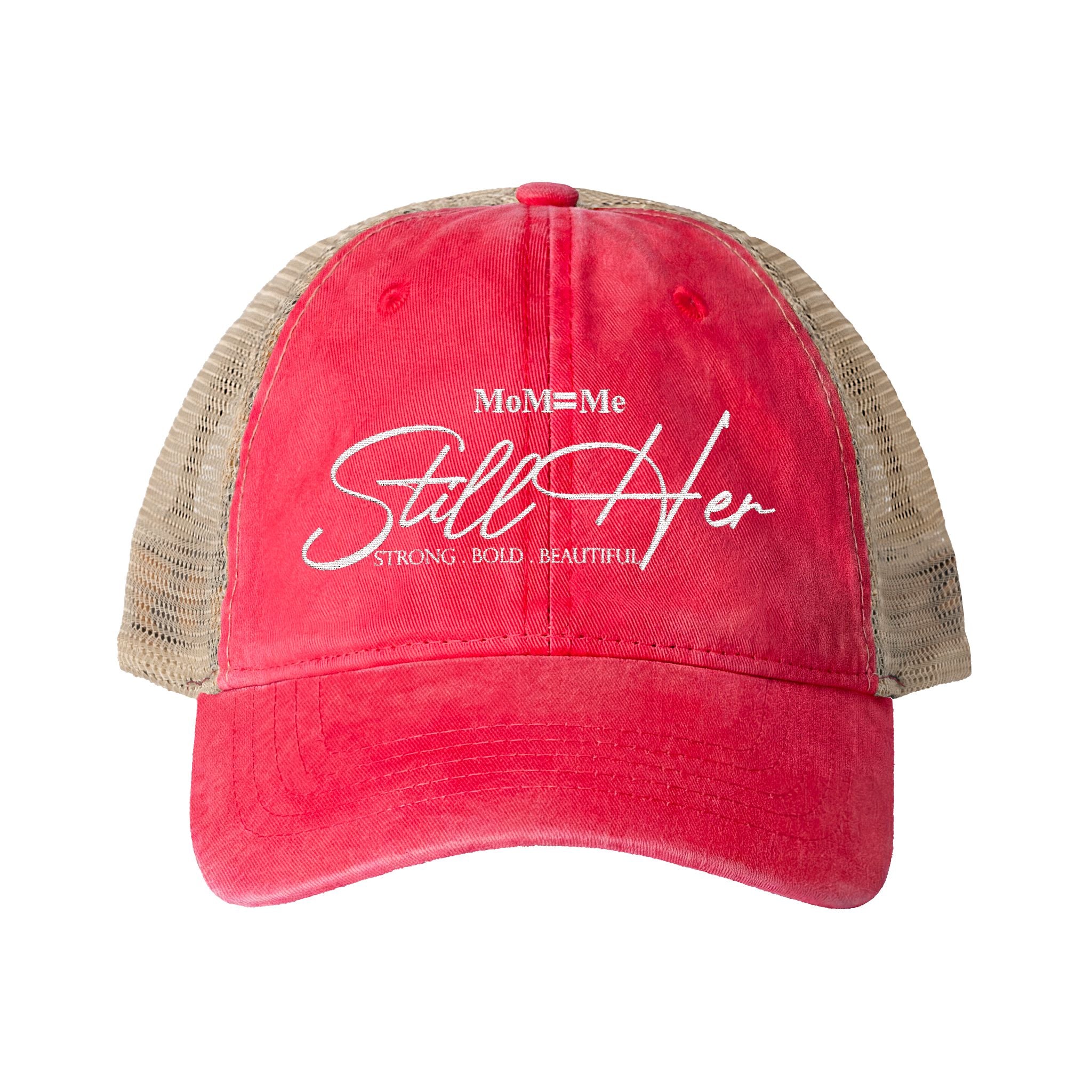 MoM = Me “Still Her” Luxe Women's Washed Mesh Cap