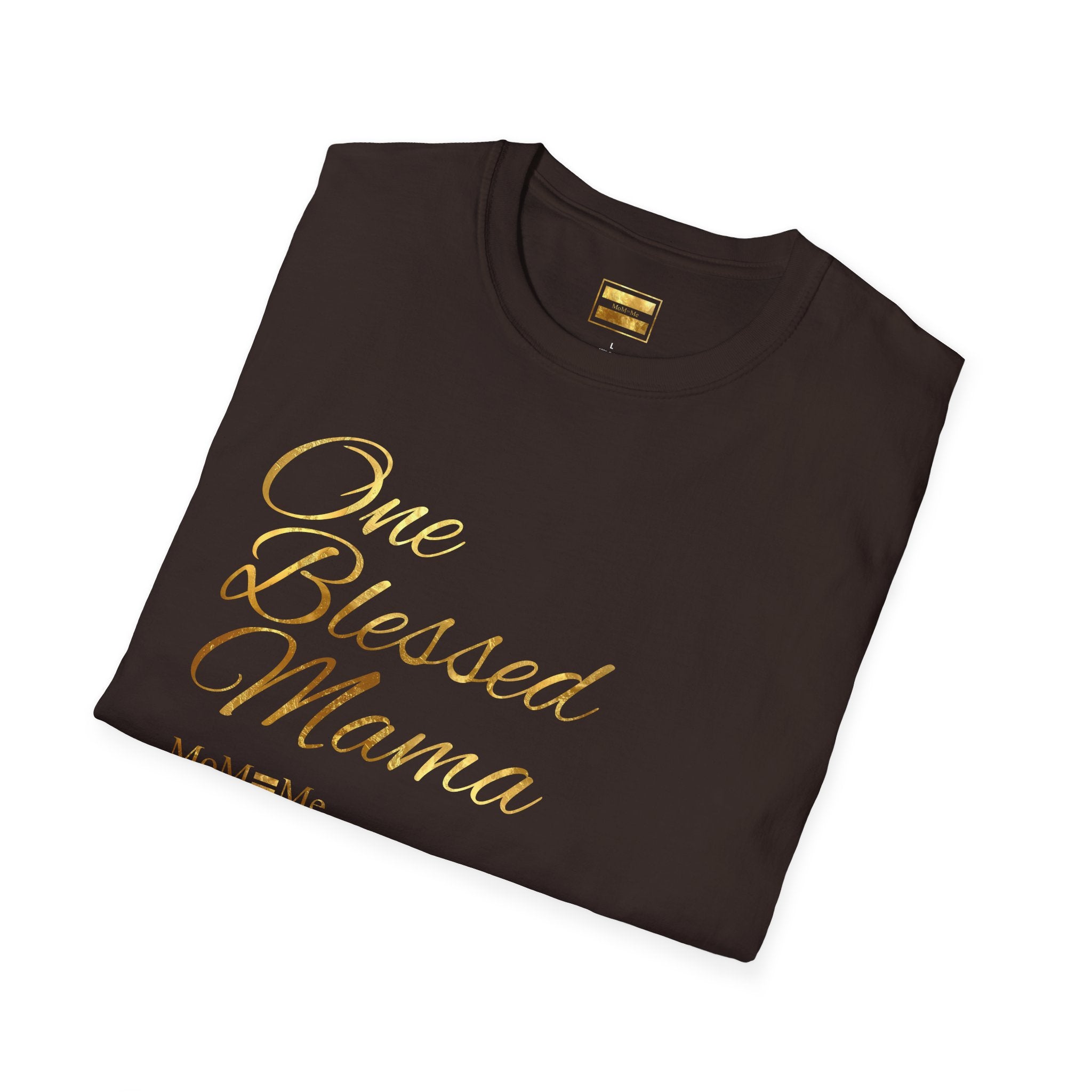 MoM=Me One Blessed Mama – Women’s Softstyle T-Shirt
