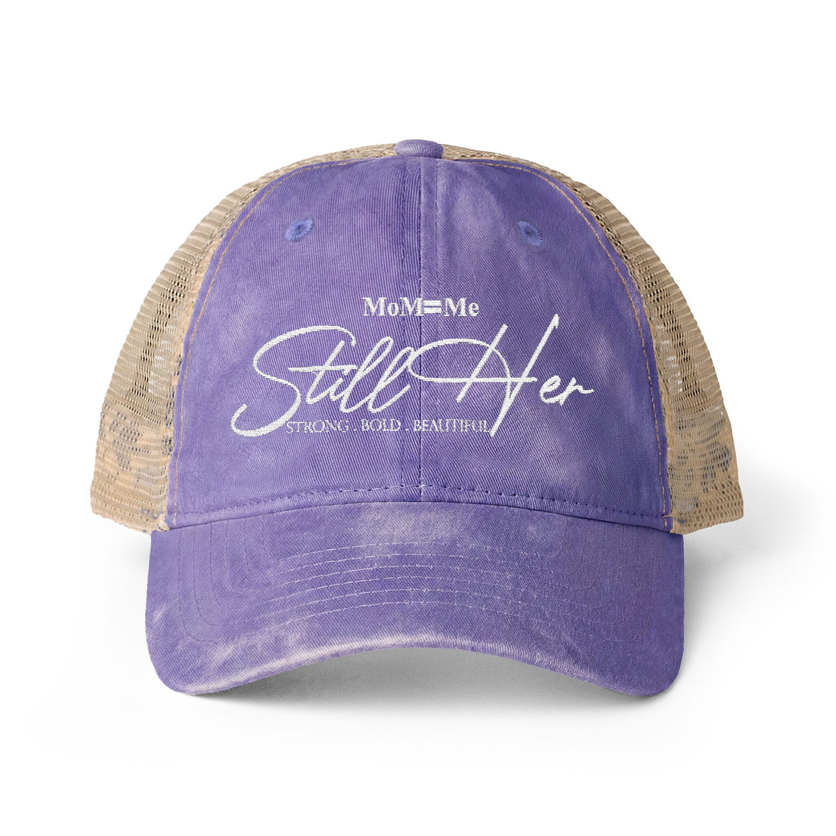 MoM = Me Basic “Still Her” Women's Washed Mesh Cap